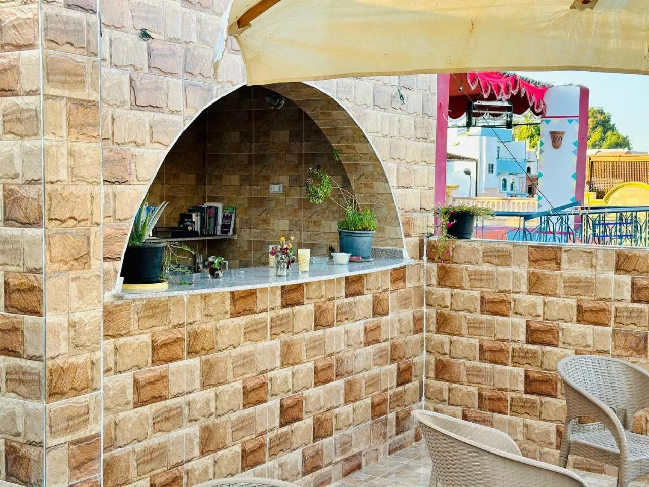 Kitchen or kitchenette in Bakar Nubian Guest House