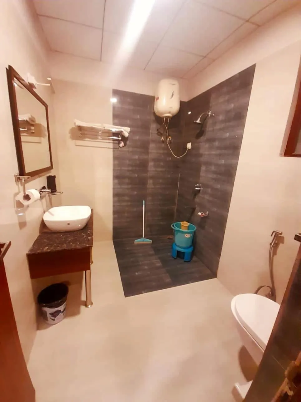 Shower in Bonfire Hostels Rishikesh