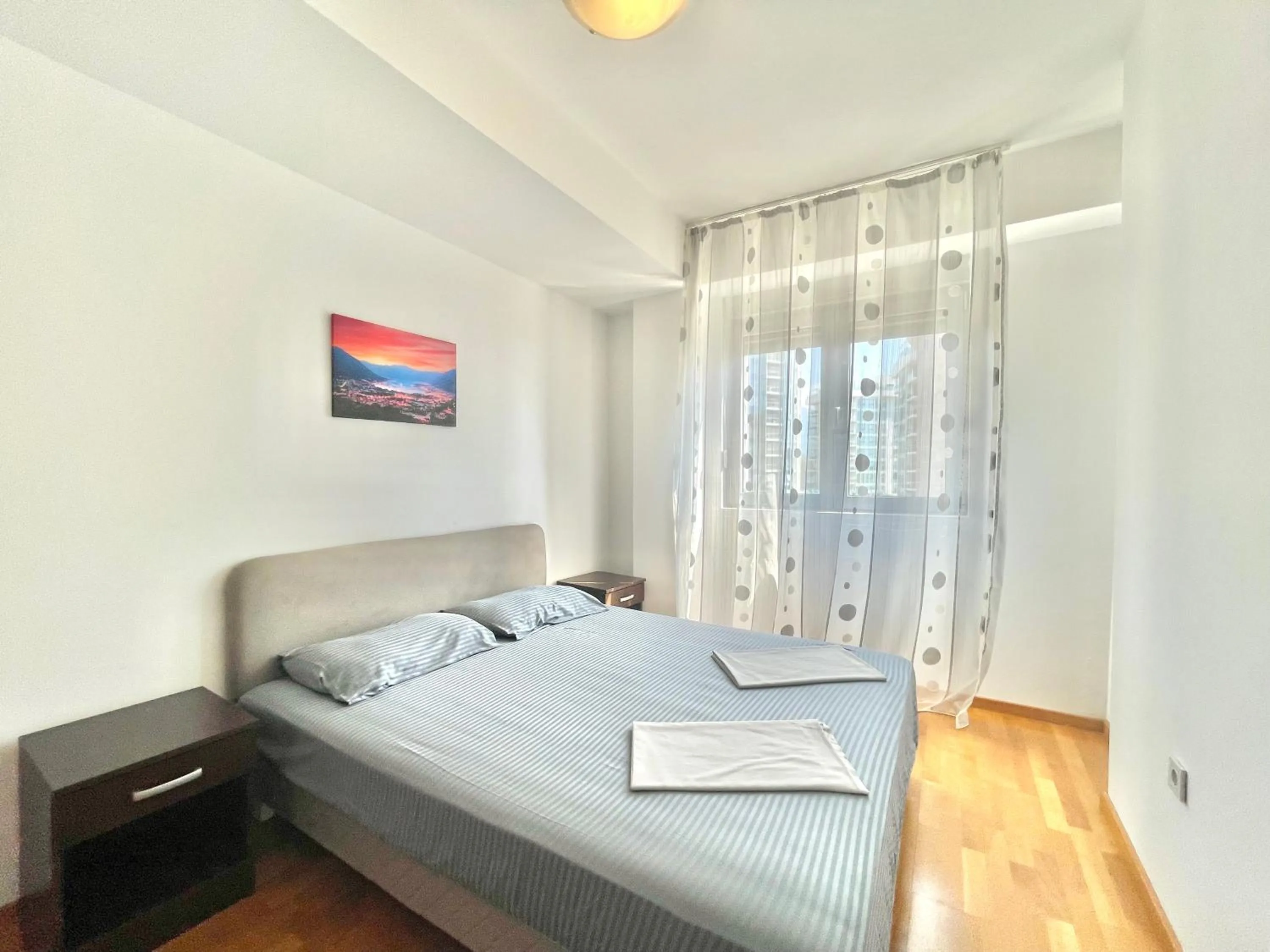 Bed in Comfort Apartments Aleksic