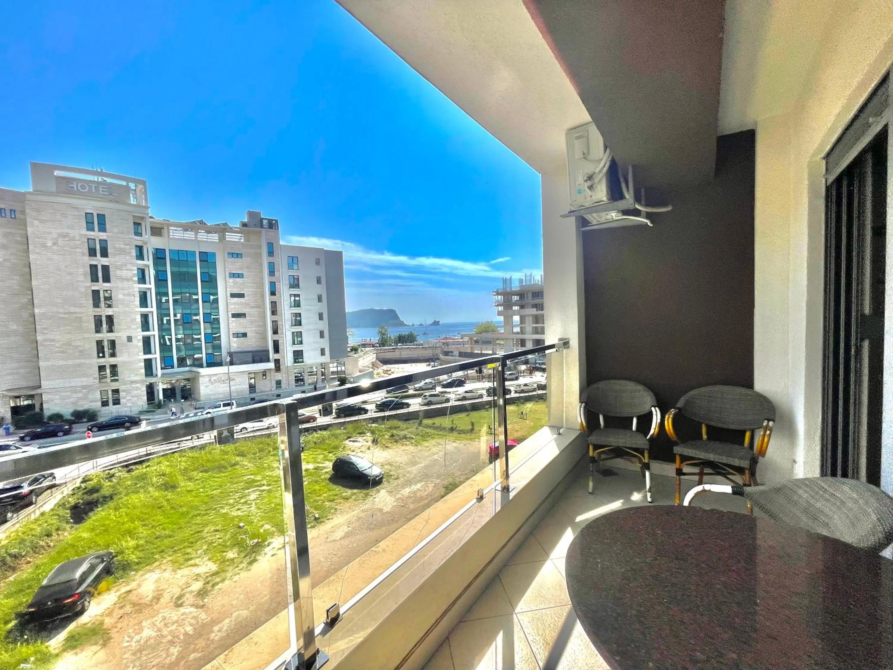 Balcony/Terrace in Comfort Apartments Aleksic
