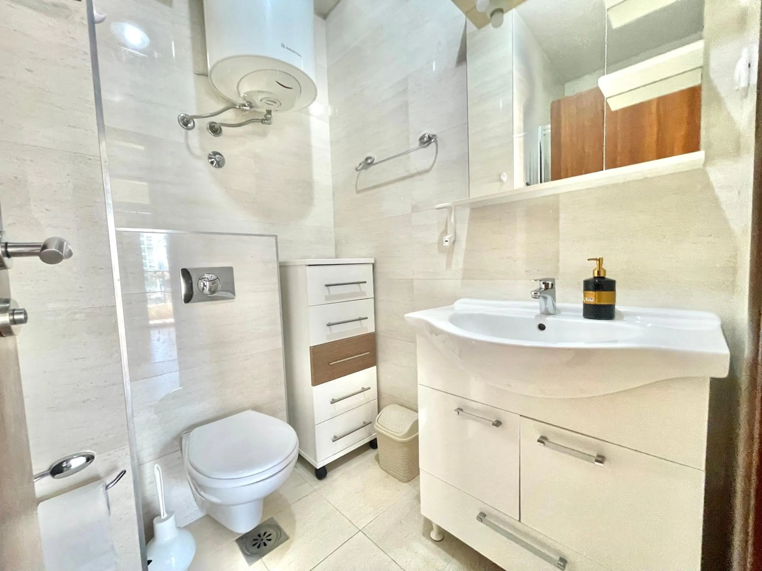 Bathroom in Comfort Apartments Aleksic