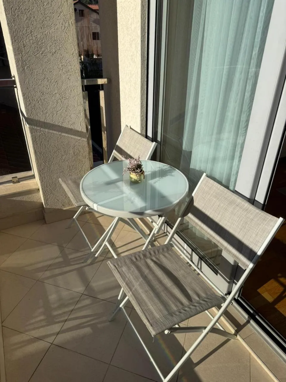 Balcony/Terrace in Comfort Apartments Aleksic