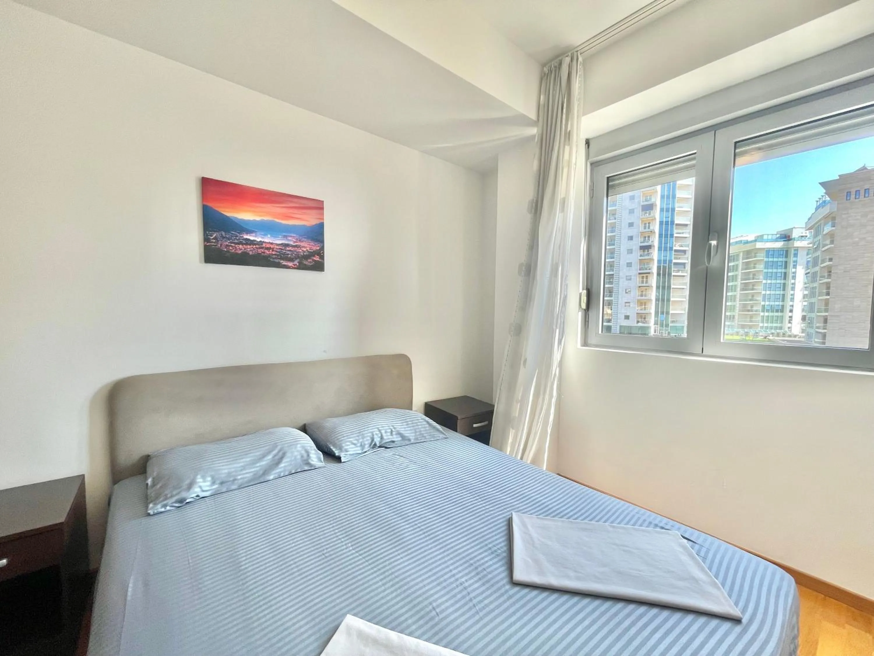 Bed in Comfort Apartments Aleksic