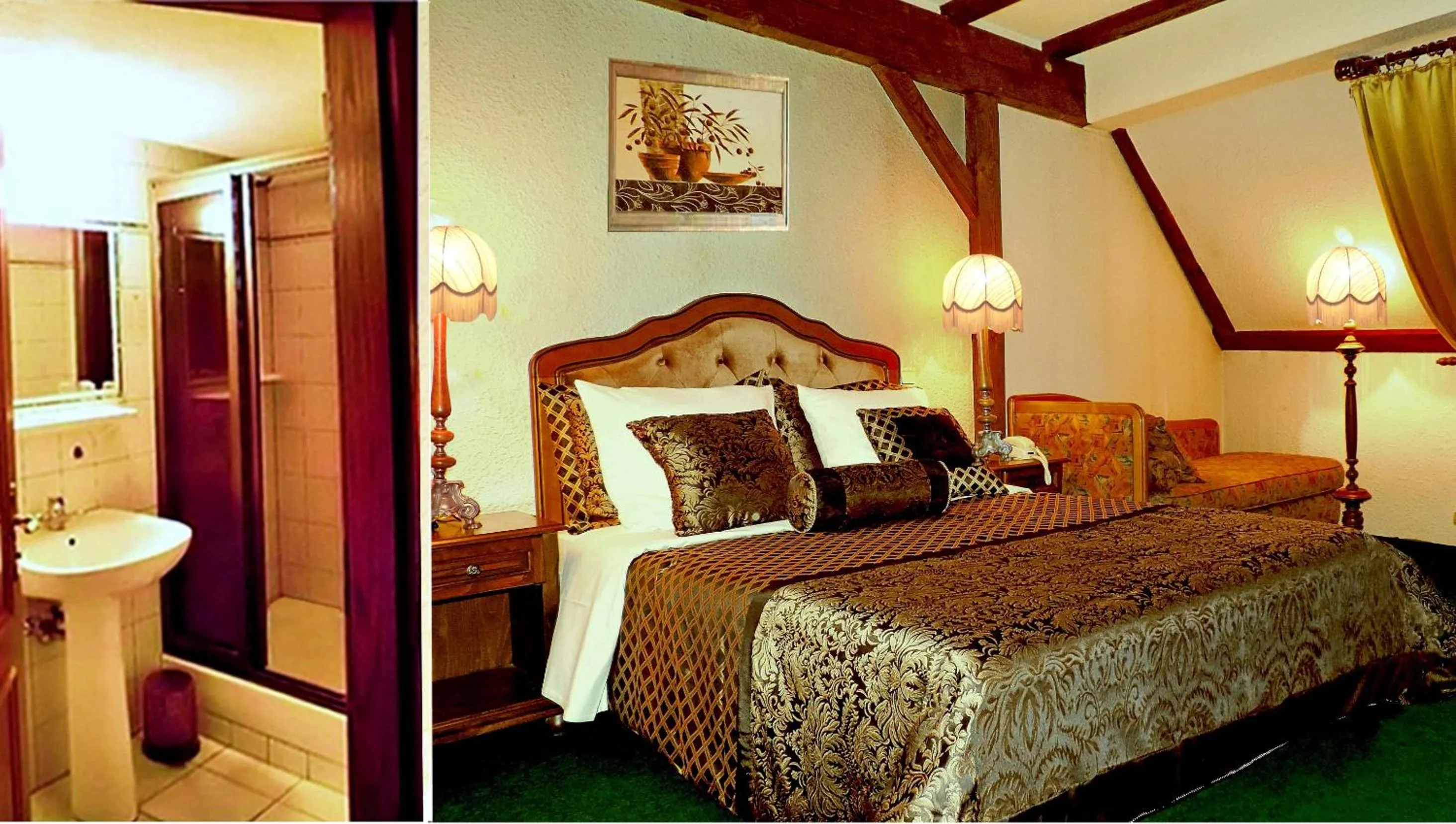 Bedroom in Hotel Restaurant Cristal