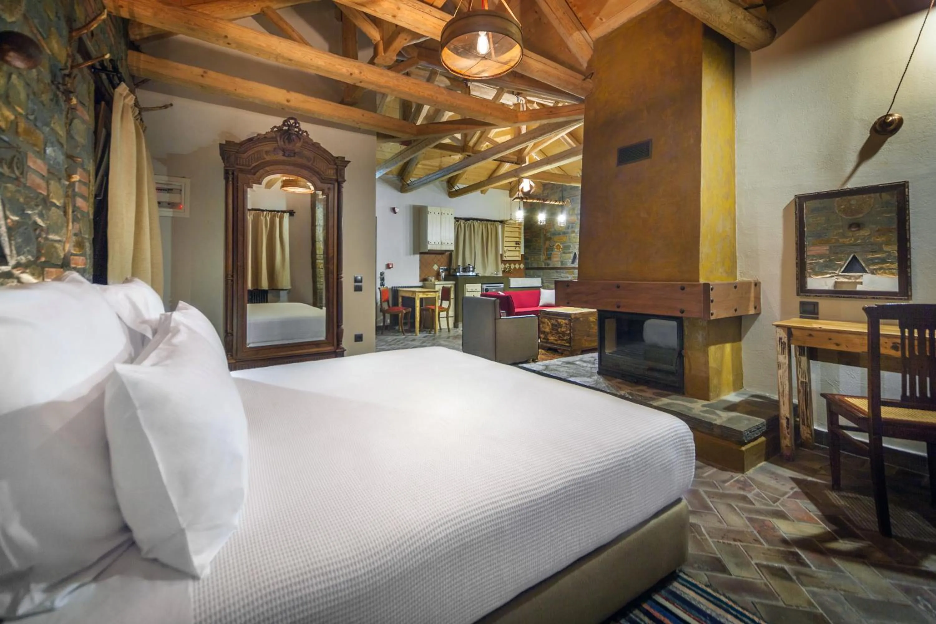 Bedroom, Bed in Montanema Handmade Village