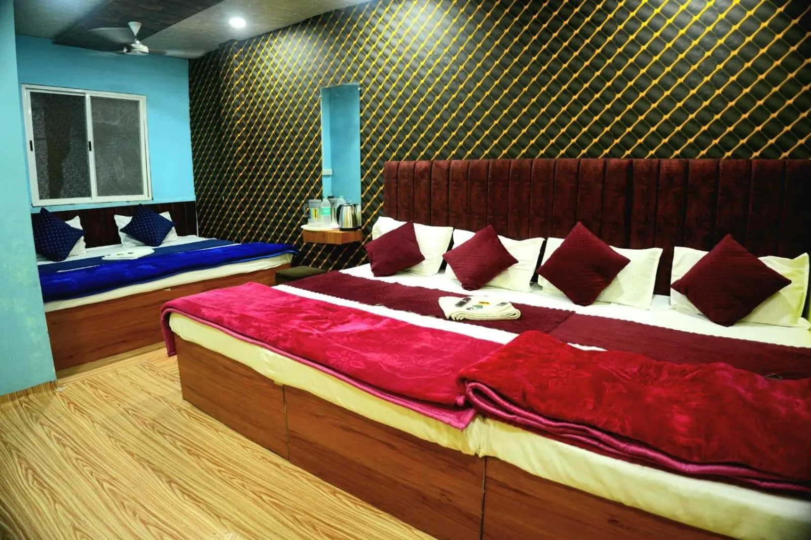 View (from property/room), Bed in Hotel Ganraj