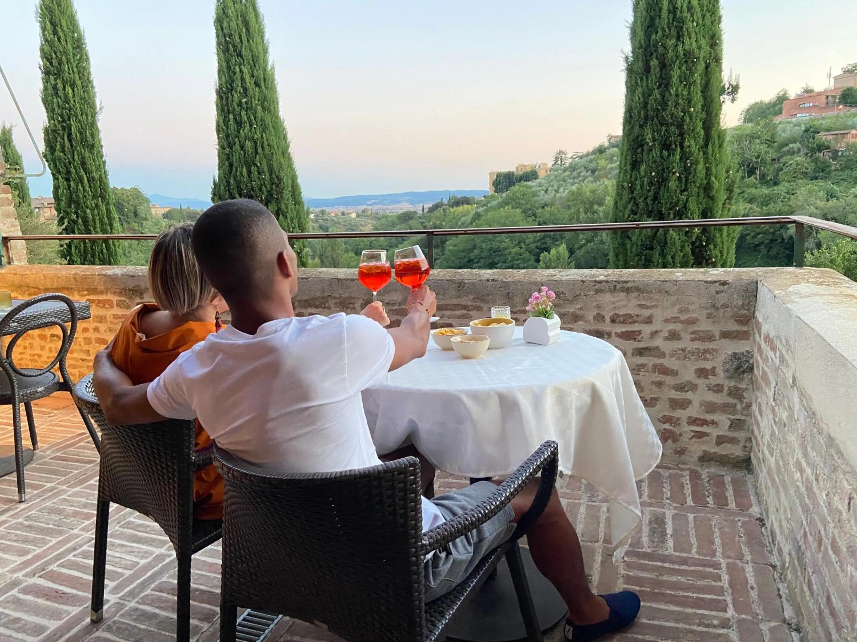 Restaurant/places to eat in Villa del Sole Siena