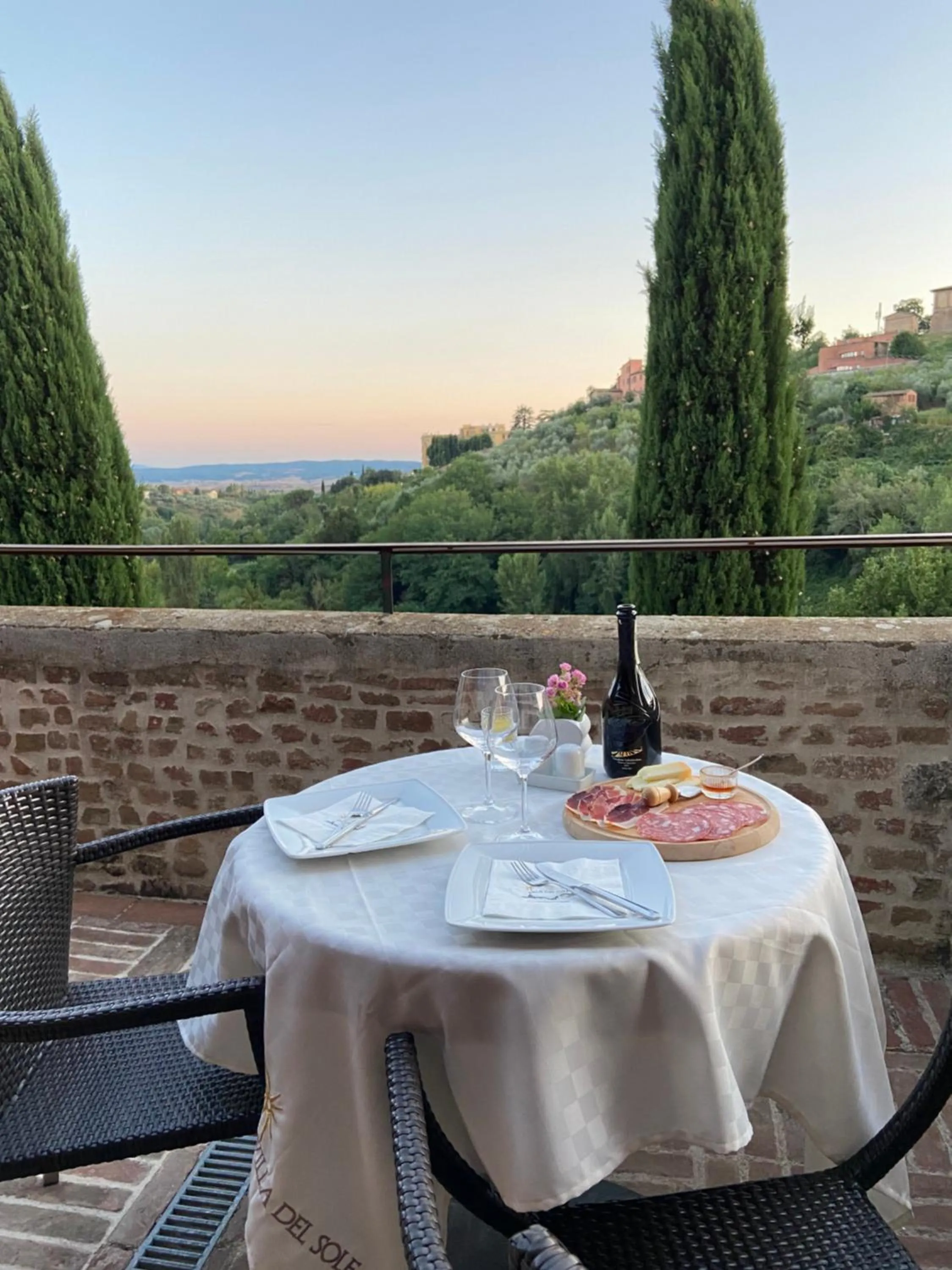 Natural landscape in Villa del Sole Siena
