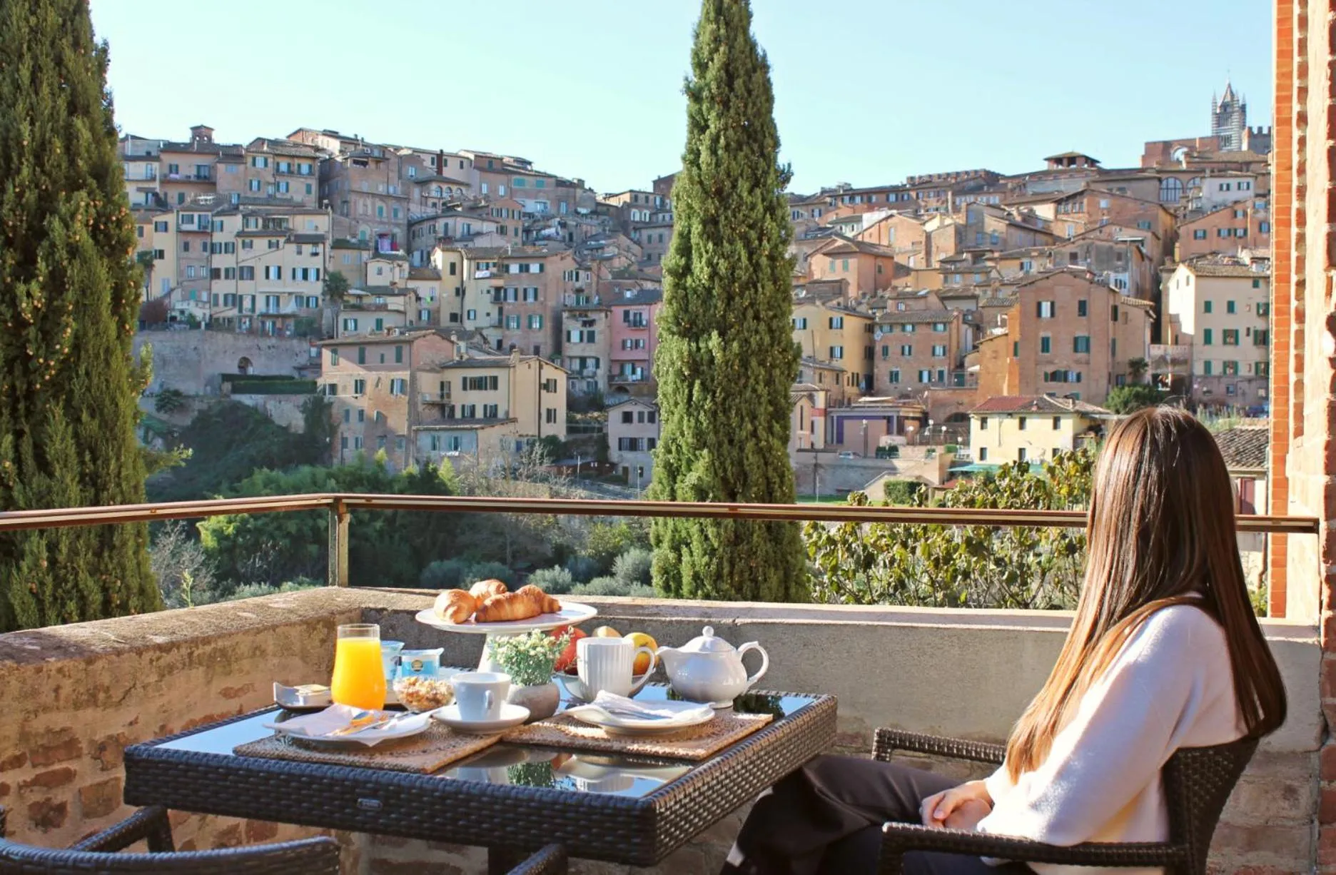 Natural landscape in Villa del Sole Siena