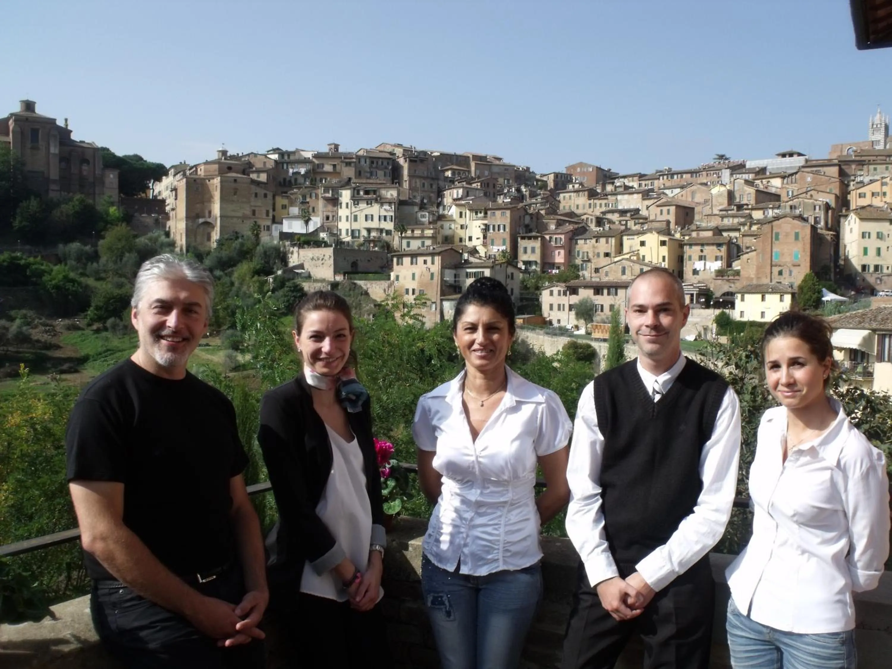 Staff in Villa del Sole Siena
