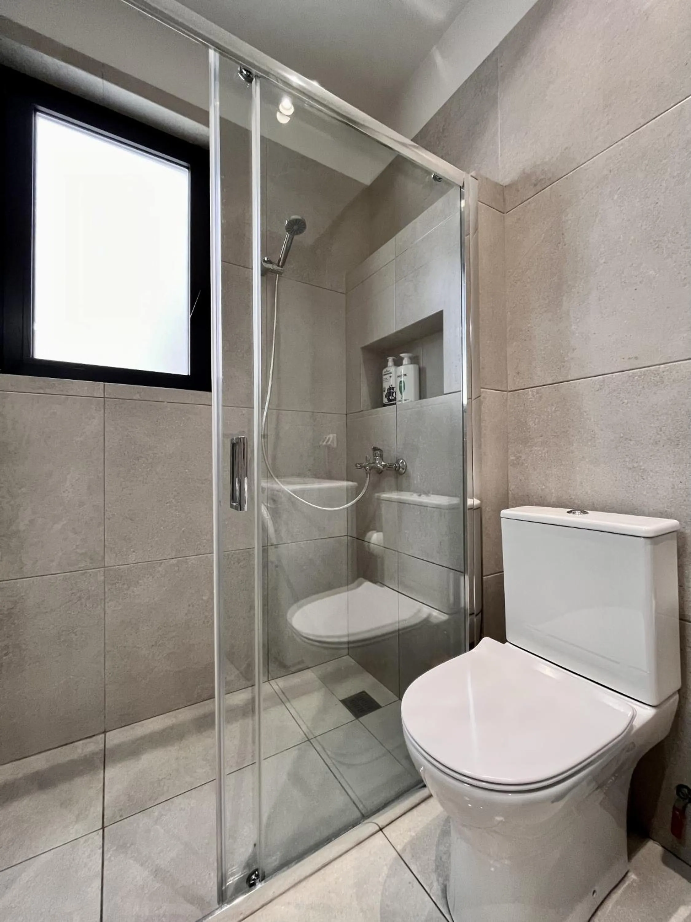 Toilet in Chic Getaway Near Stavros Niarchos