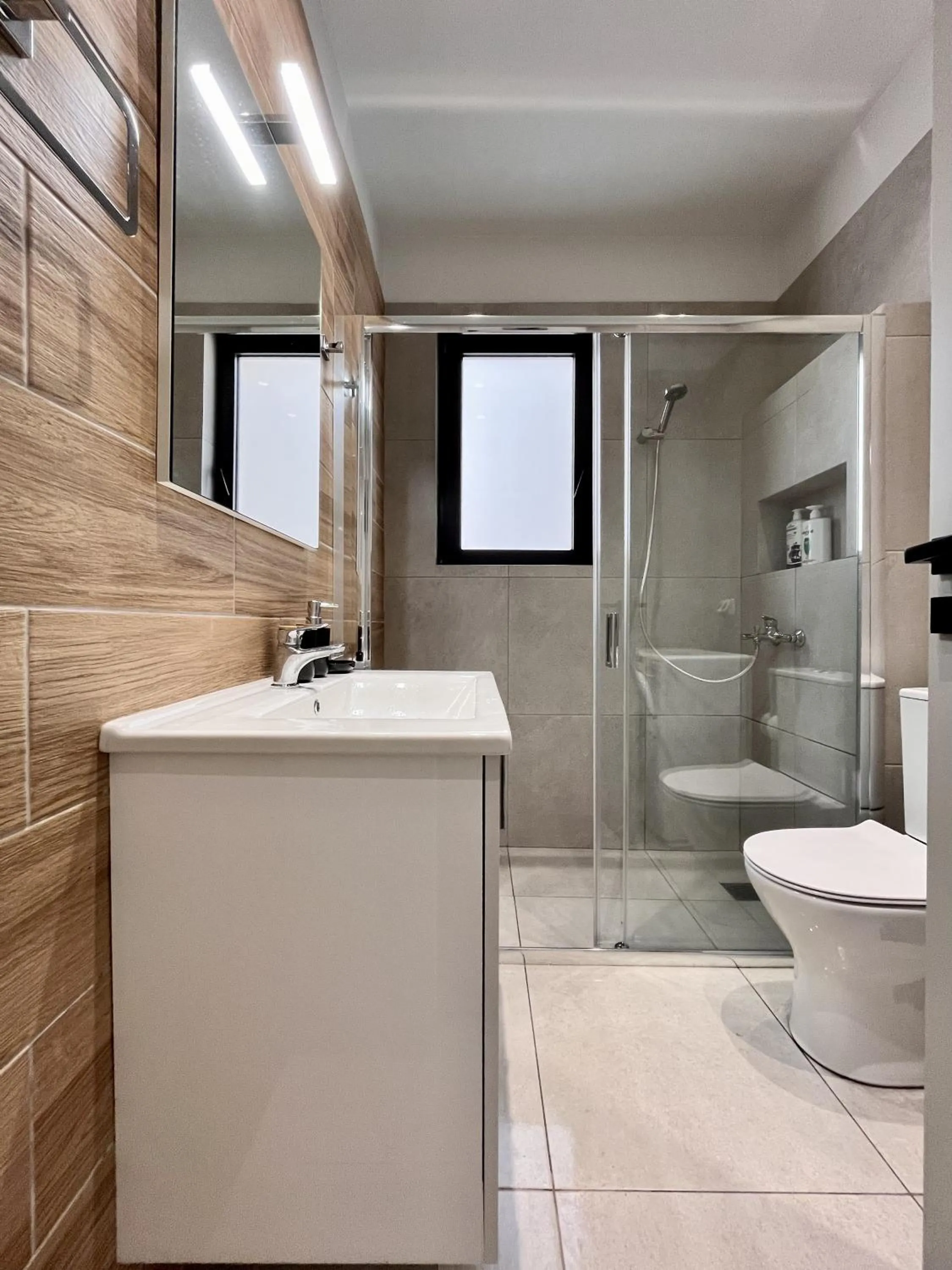 Toilet in Chic Getaway Near Stavros Niarchos