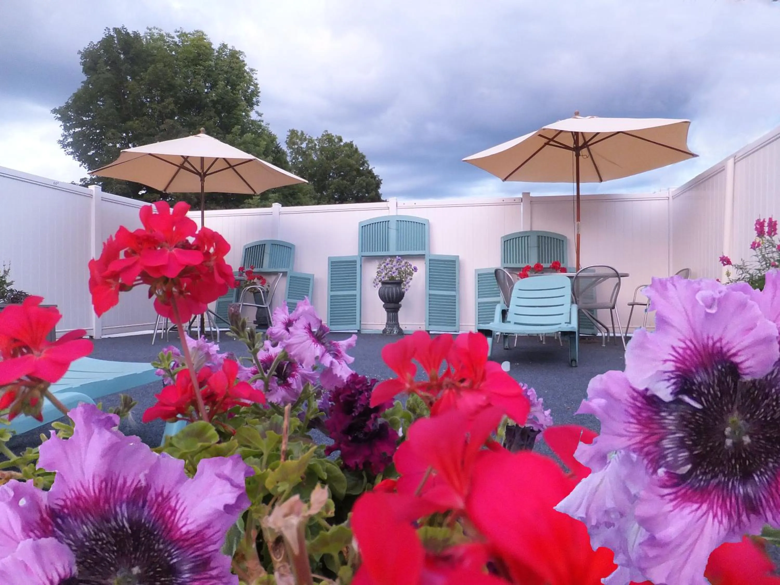 Patio in Windsor Motel