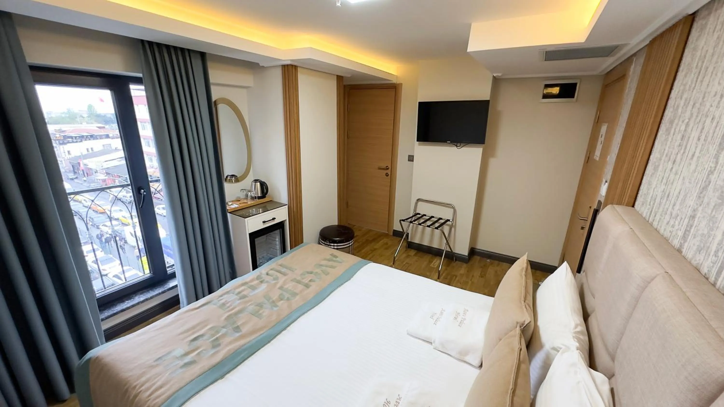 Bed in Avcı Palace Hotel