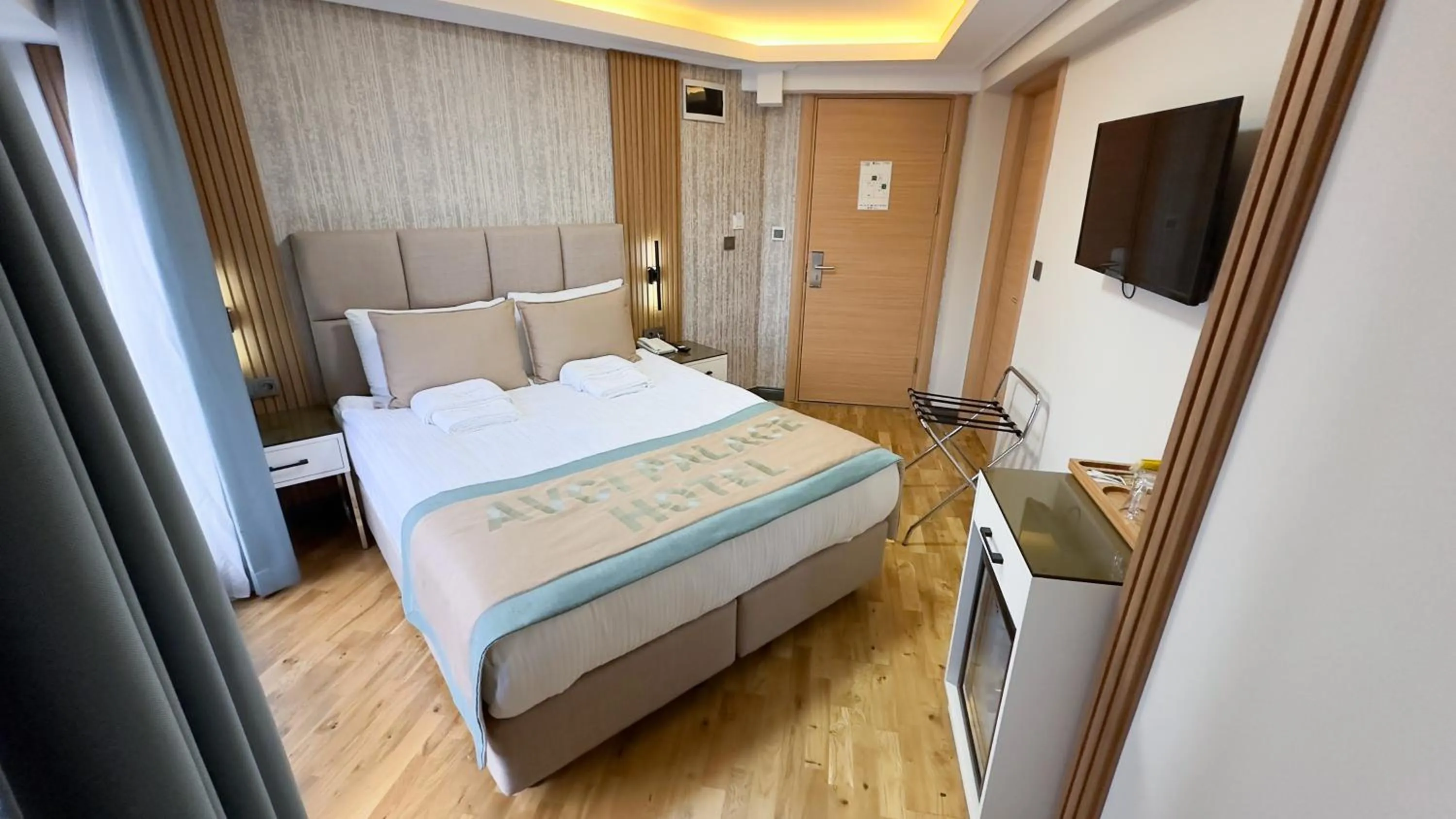 TV and multimedia, Bed in Avcı Palace Hotel