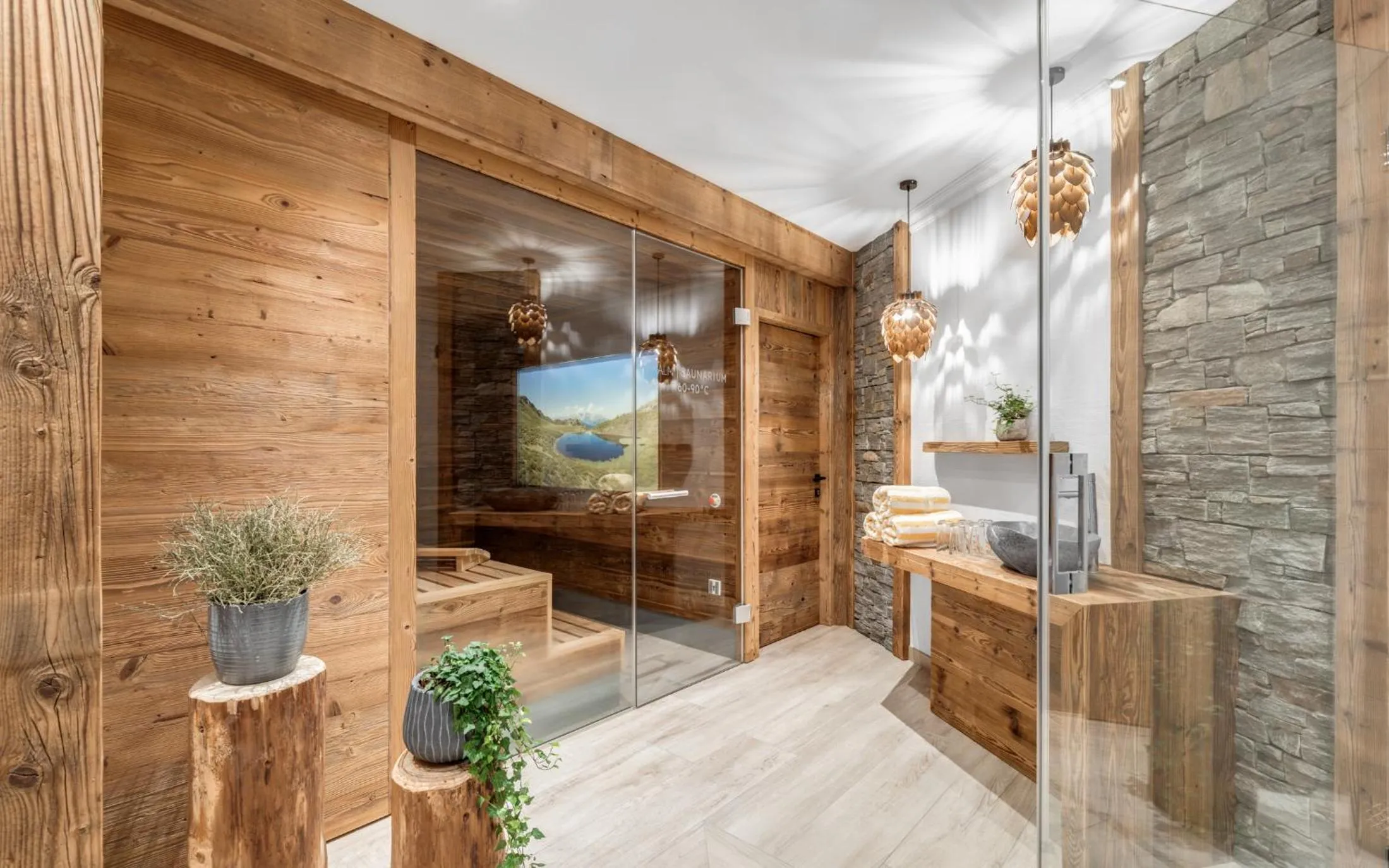 Sauna in Landhotel Untermüllnergut