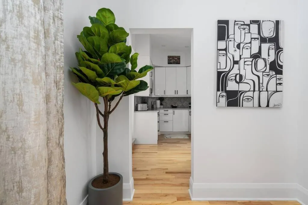 Kitchen or kitchenette in Downtown Luxe: Metro, King Bed, Parking, Sleeps 6