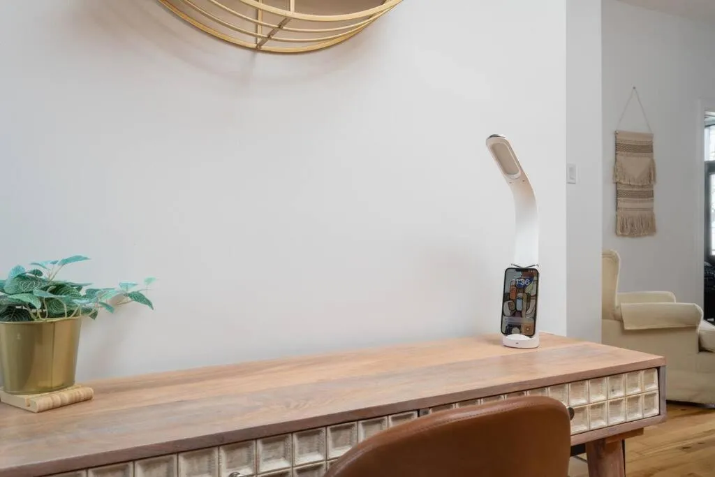 Seating area in Downtown Luxe: Metro, King Bed, Parking, Sleeps 6