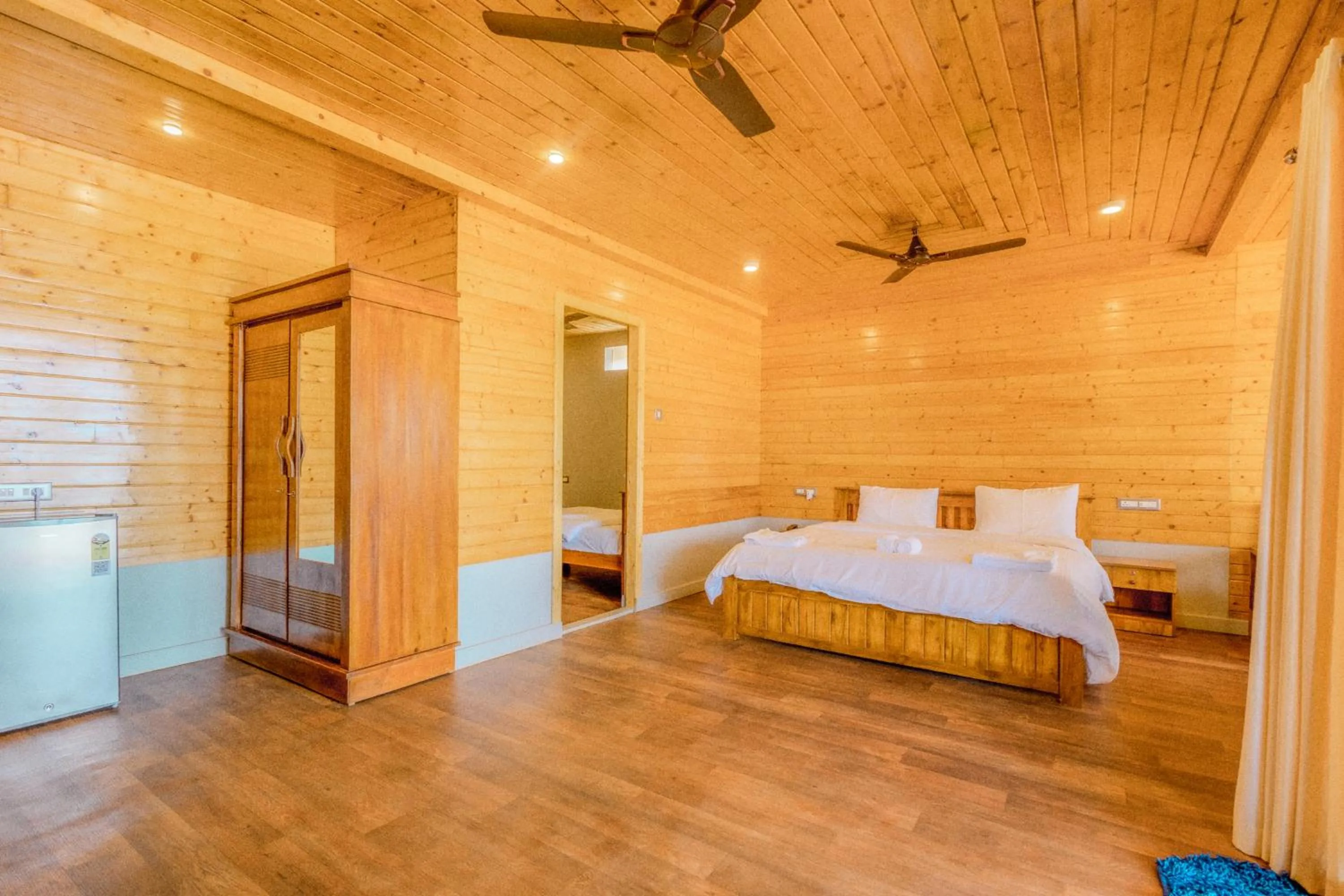 Bed in The O2H Agonda Beach Resort