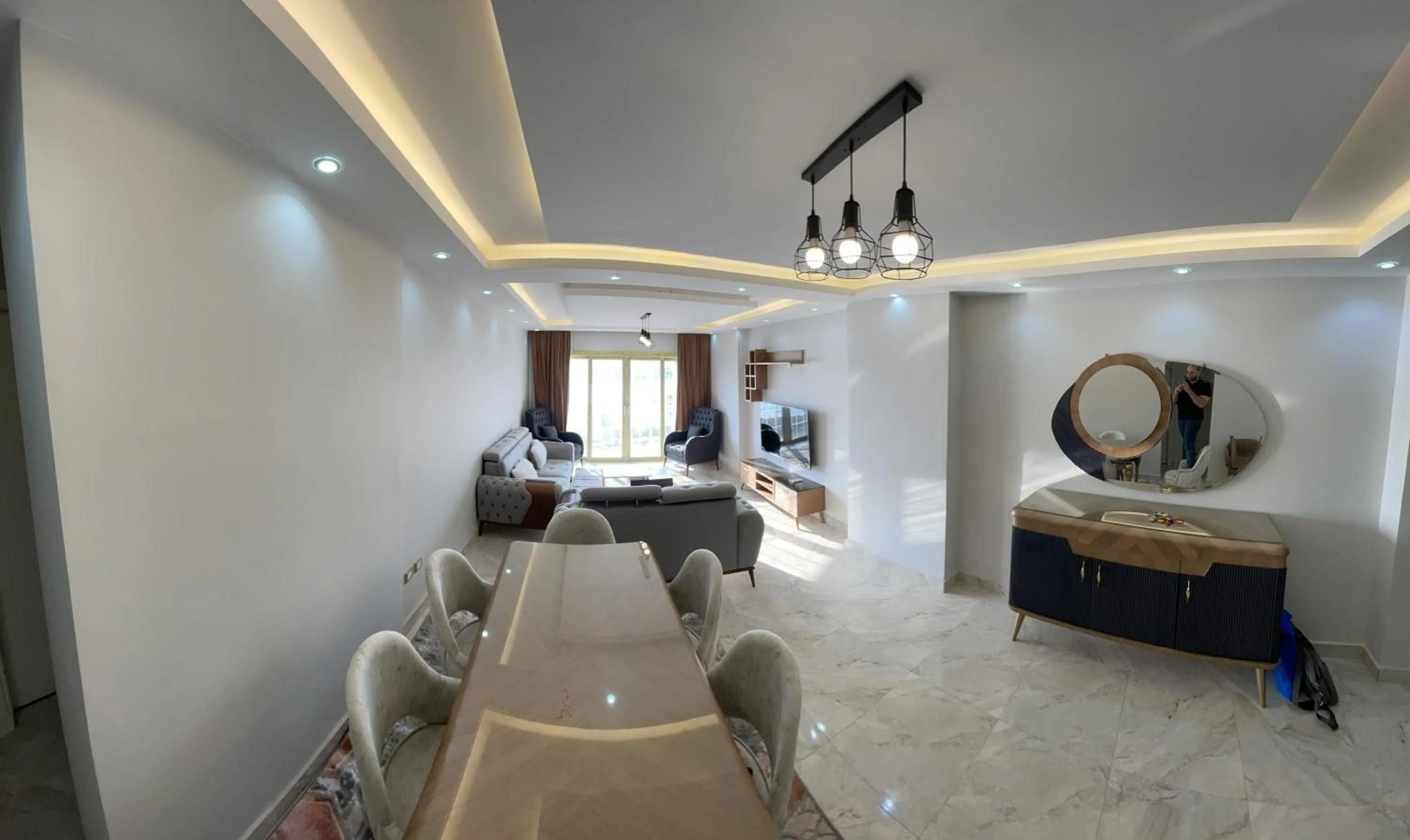 Nile view apartment in cairo