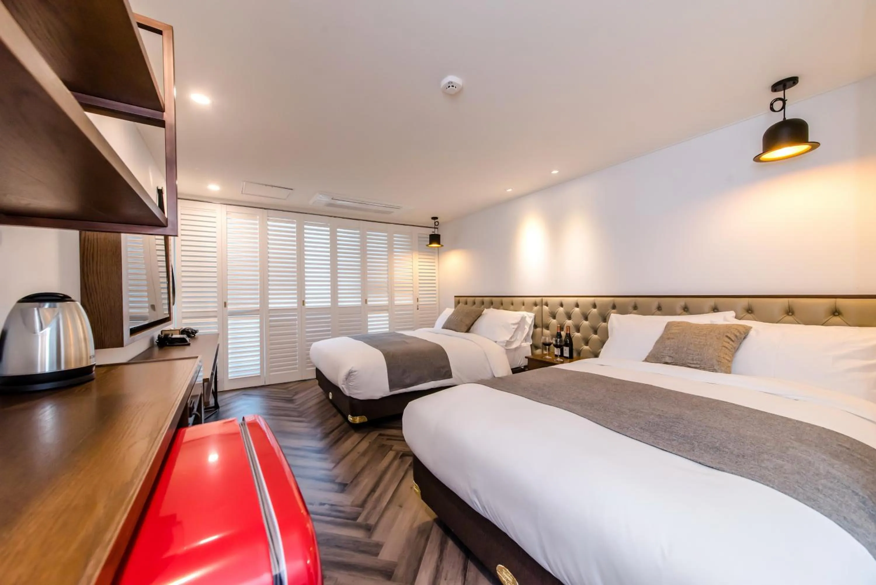 Bed in Marevo Beach Hotel