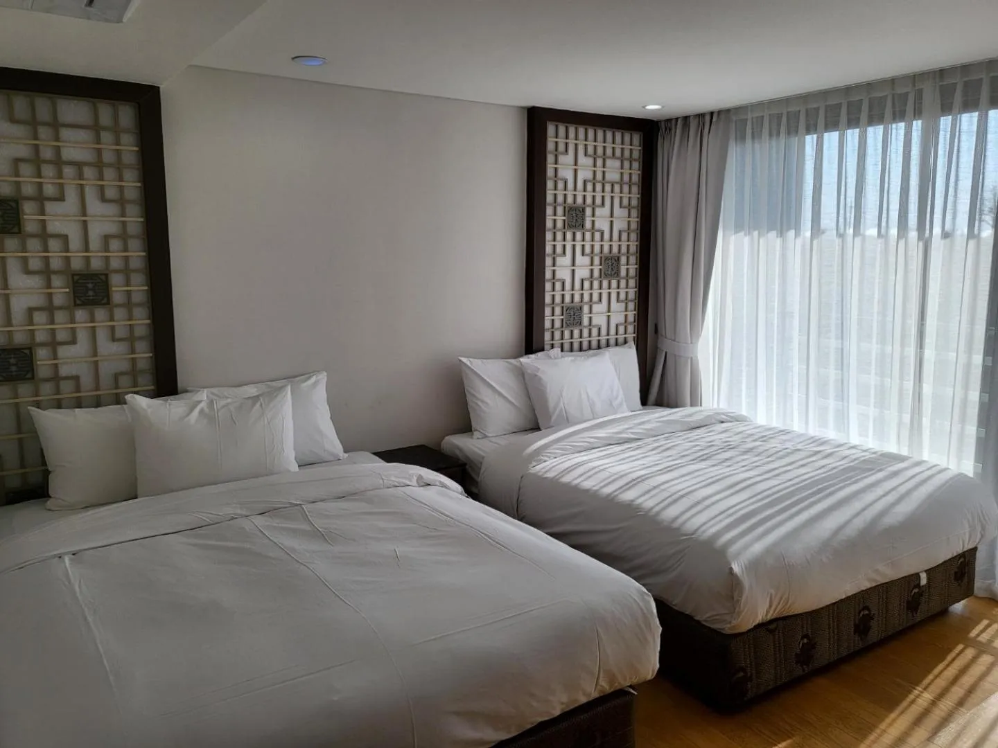 Bed in Marevo Beach Hotel