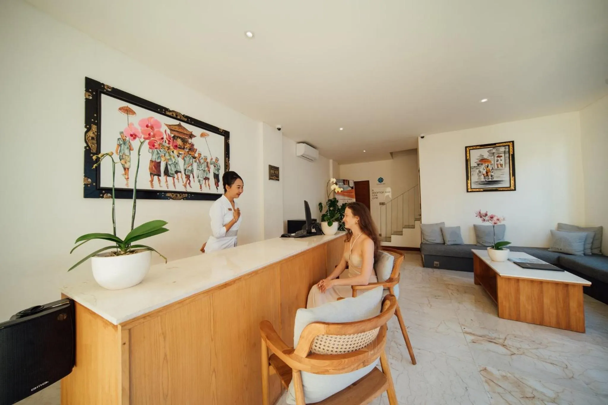 Lobby or reception in Ayona Villa Canggu by Ini Vie Hospitality
