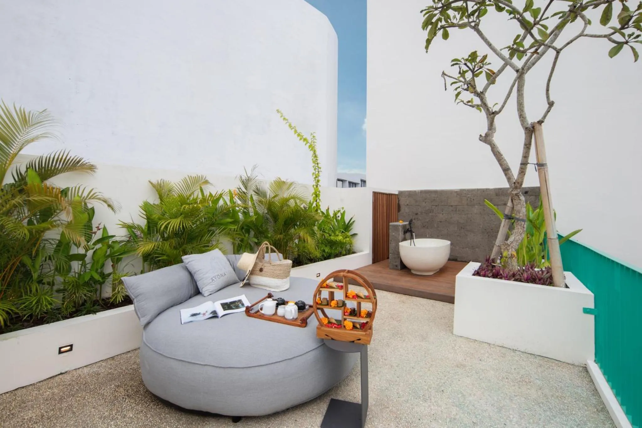 Decorative detail in Ayona Villa Canggu by Ini Vie Hospitality