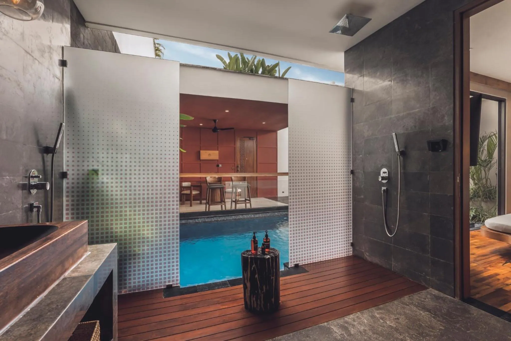 Bathroom in Ayona Villa Canggu by Ini Vie Hospitality