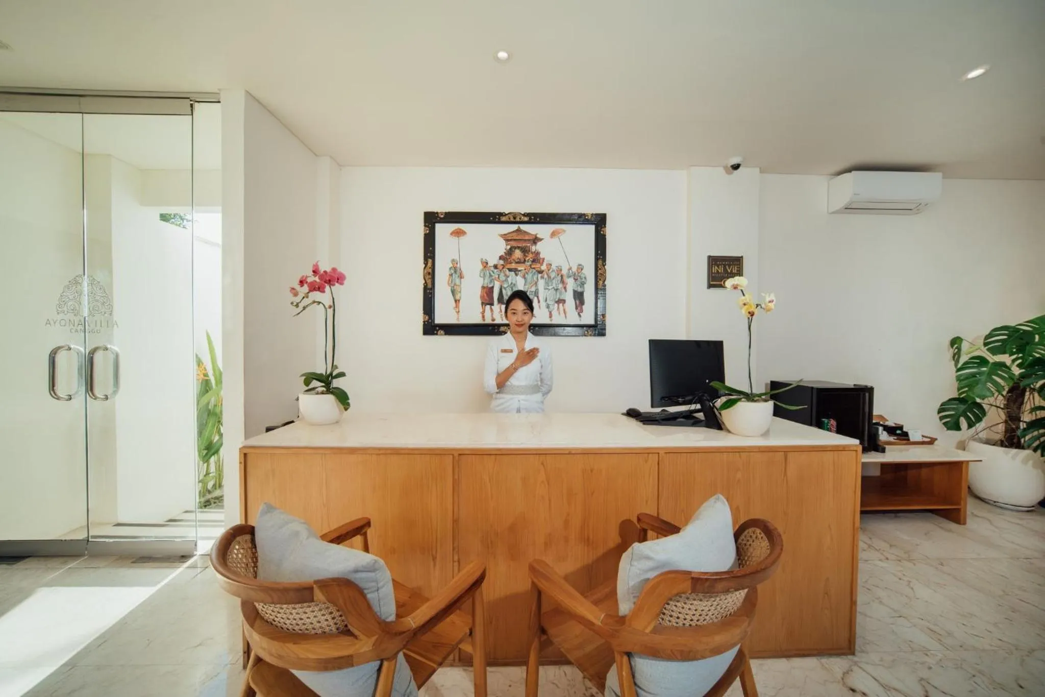 Lobby or reception in Ayona Villa Canggu by Ini Vie Hospitality