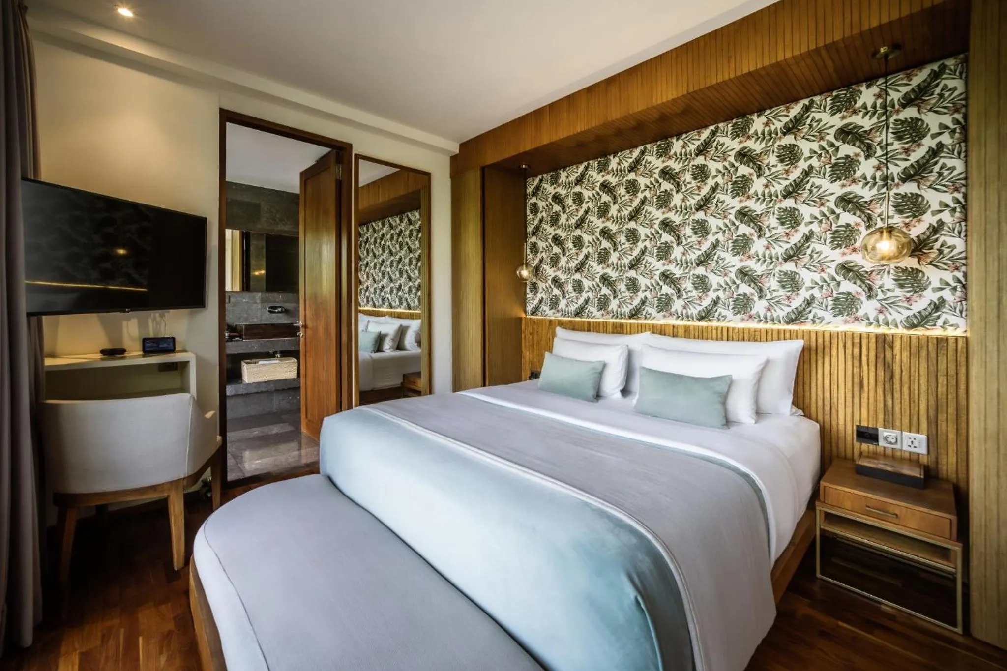 Bedroom, Bed in Ayona Villa Canggu by Ini Vie Hospitality