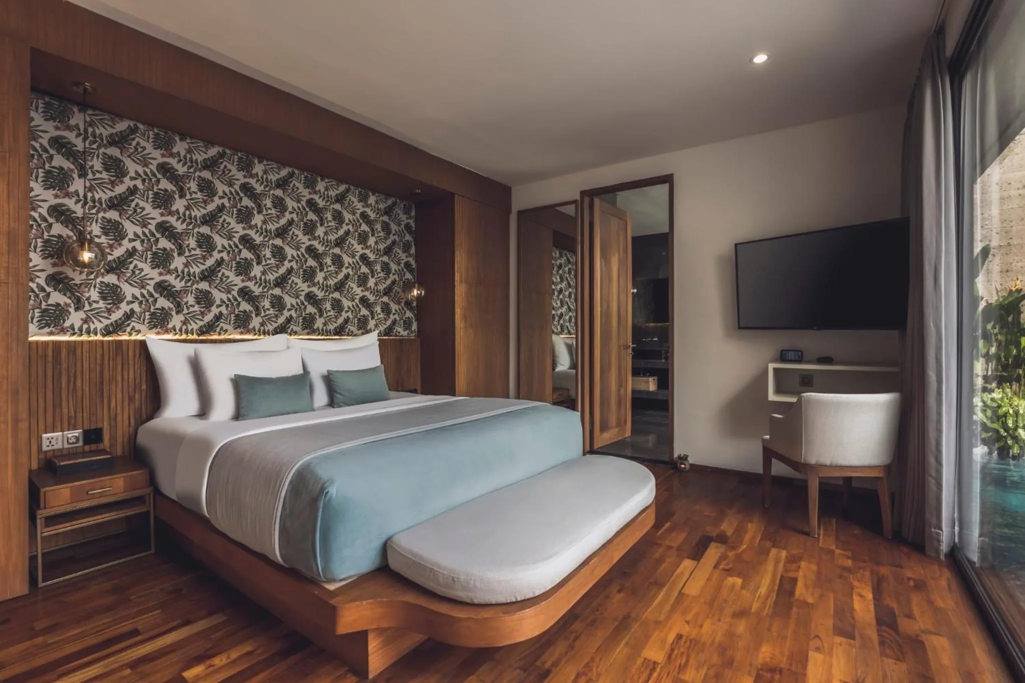 Bedroom, Bed in Ayona Villa Canggu by Ini Vie Hospitality