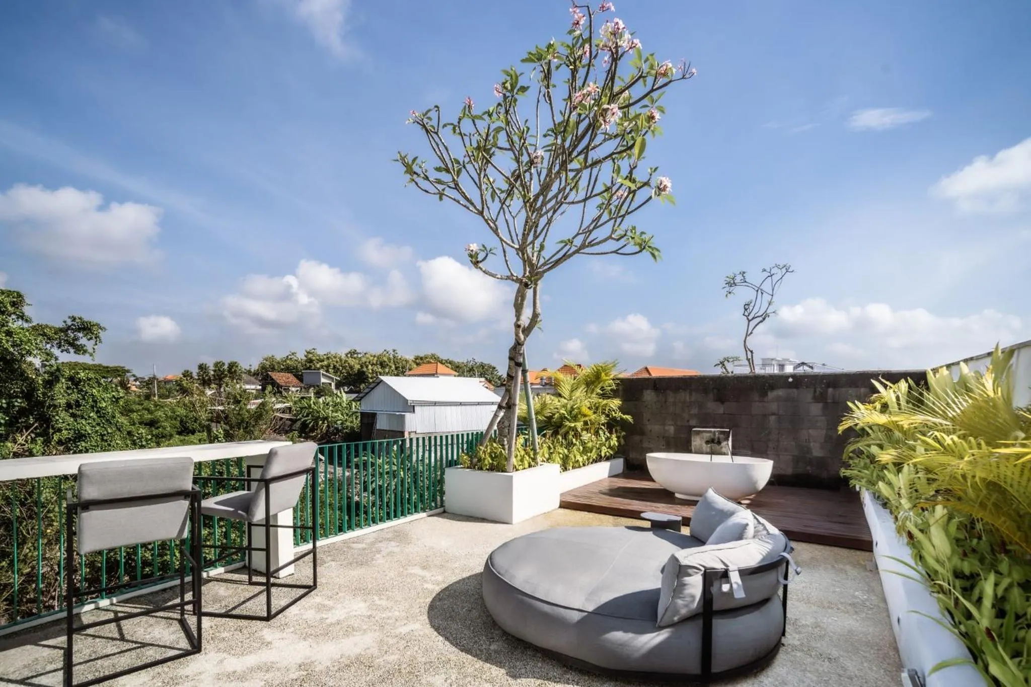 Balcony/Terrace in Ayona Villa Canggu by Ini Vie Hospitality