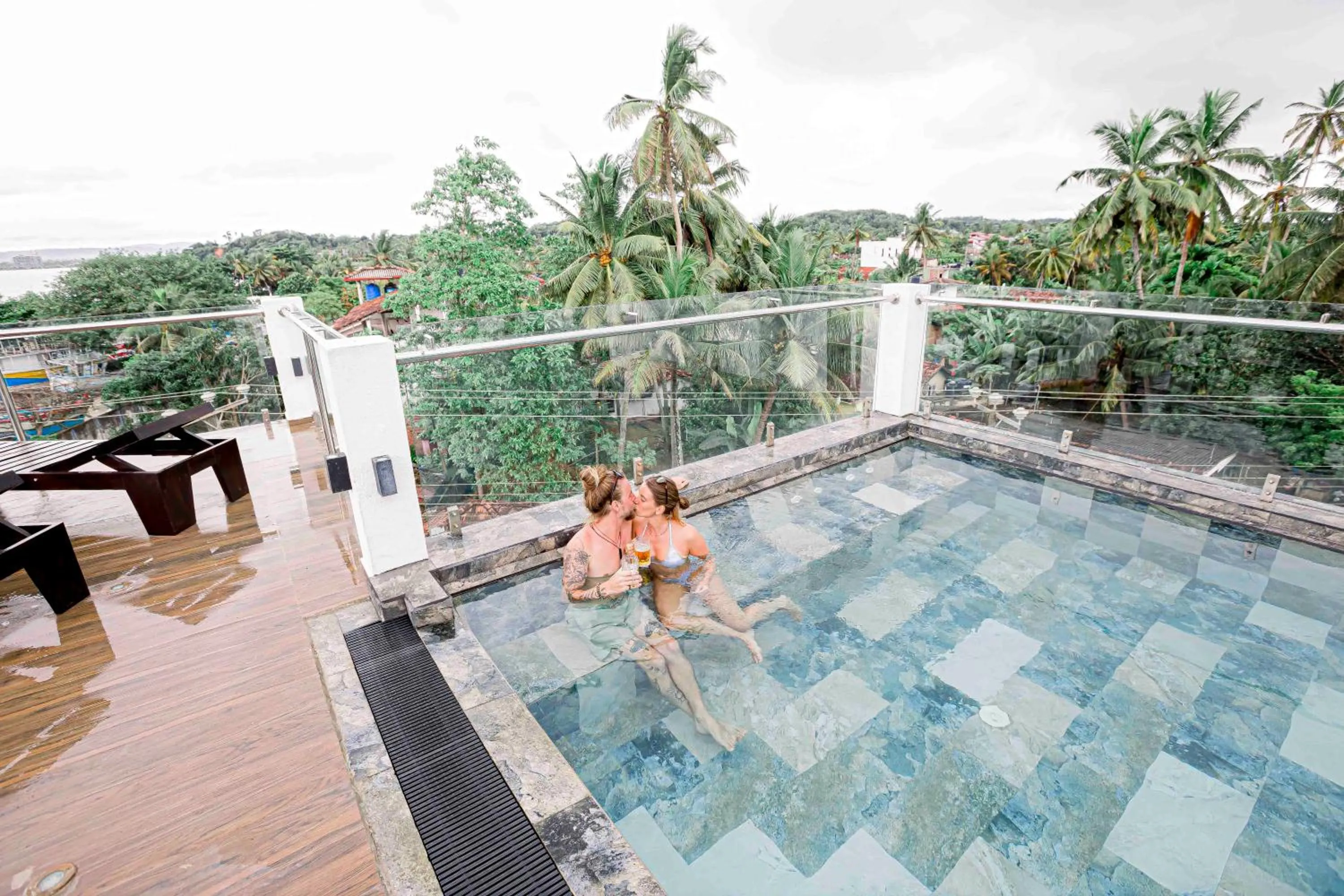 Natural landscape in Emerald Bay Resort Mirissa