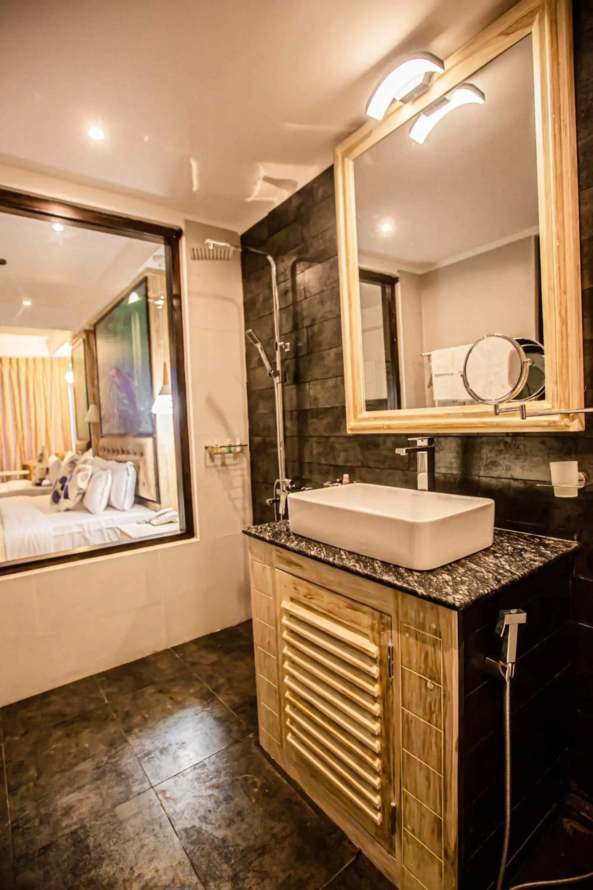 Bathroom in Emerald Bay Resort Mirissa Bathroom in Emerald Bay Resort Mirissa