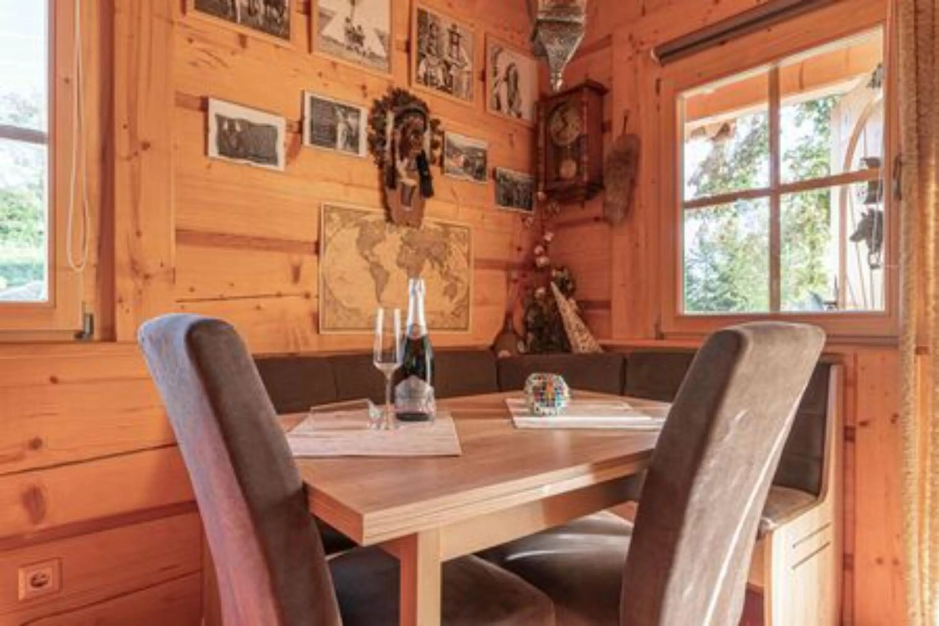 Log Cabin Chalets with Private Sauna