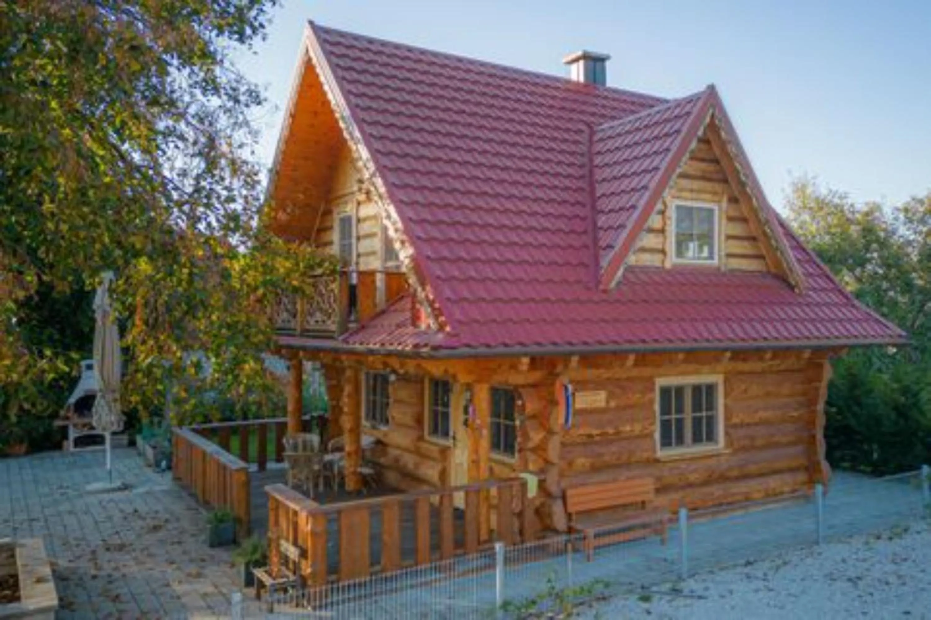Log Cabin Chalets with Private Sauna