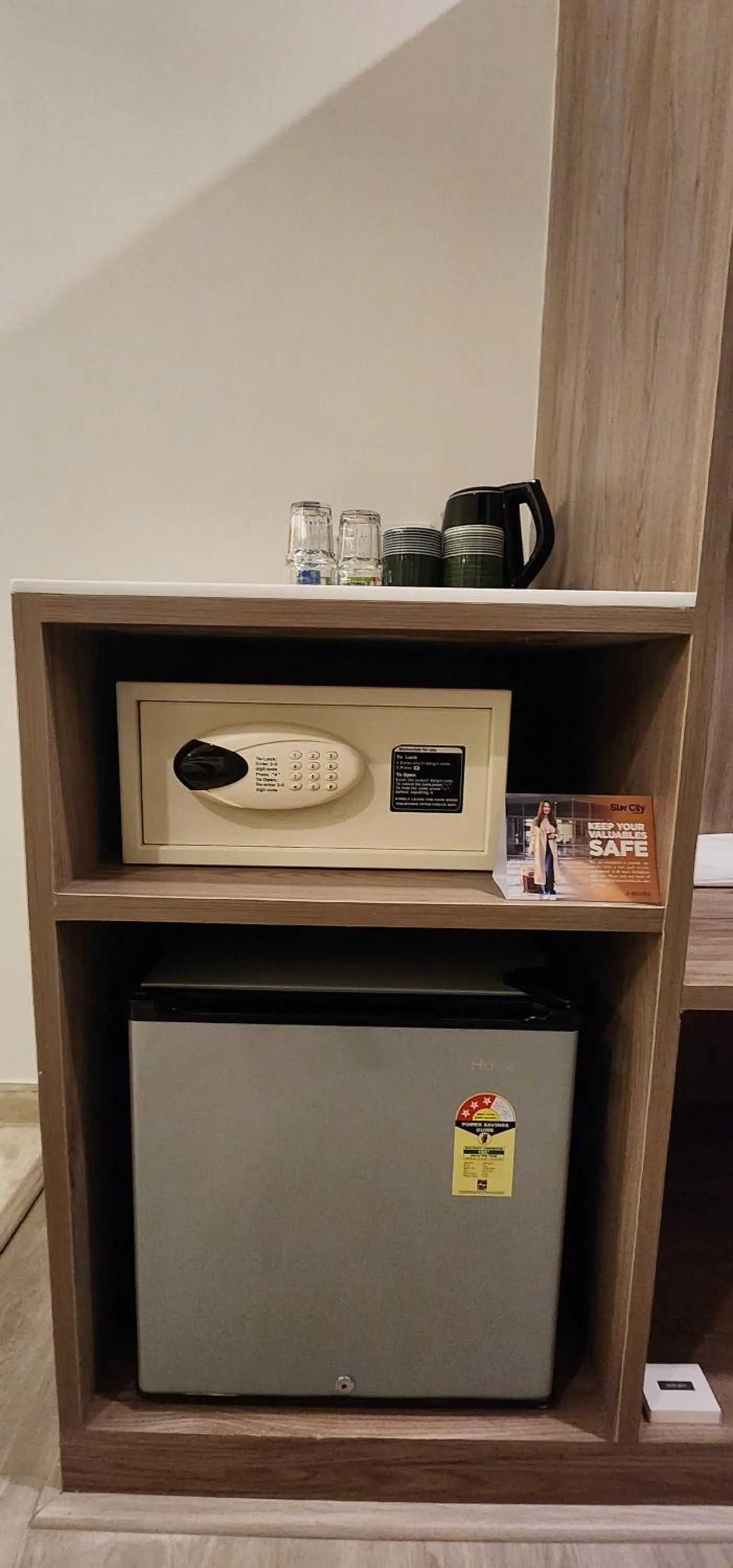 safe in Hotel Star City