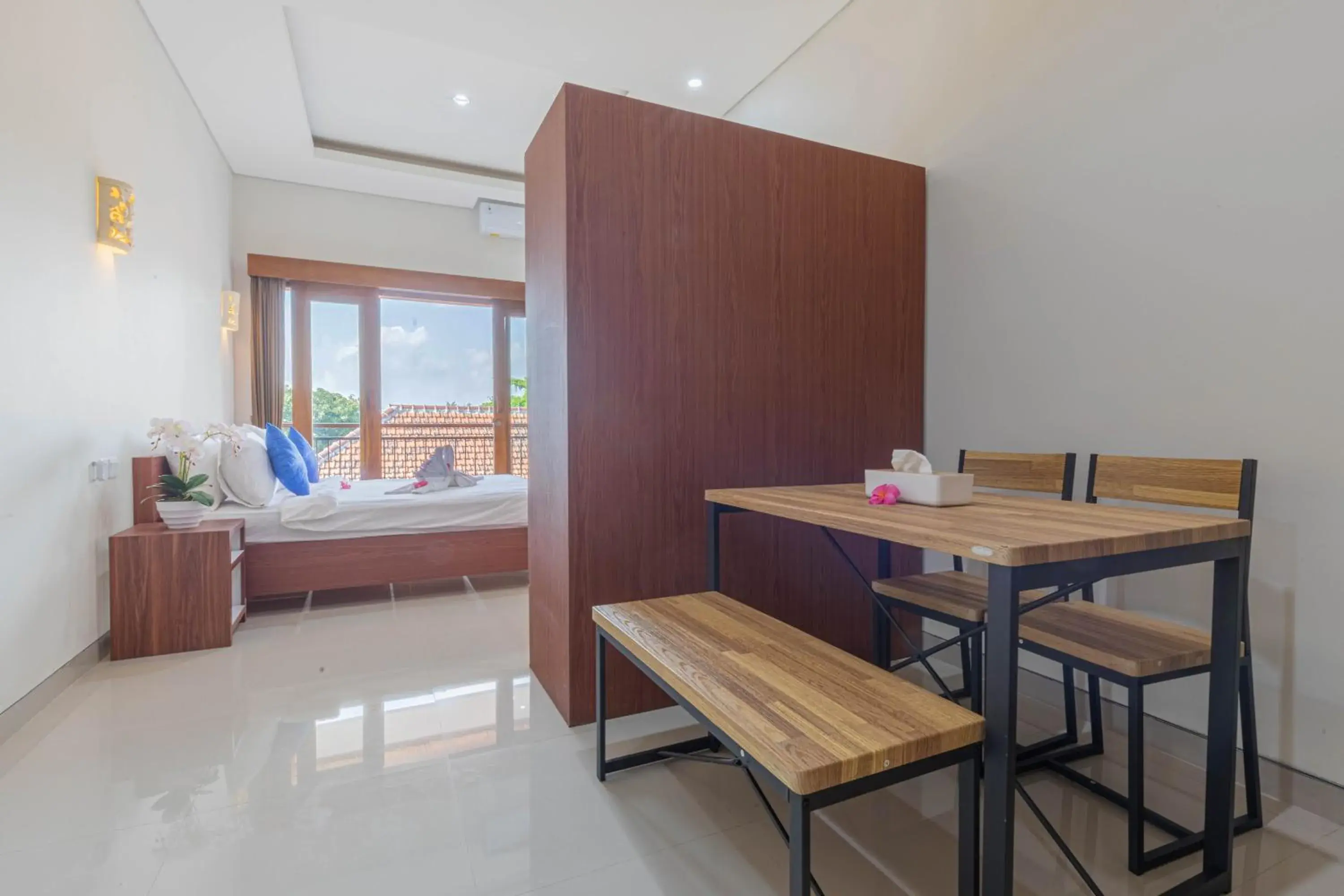 Bed in Candra Loka Studio & Apartment by The Loka Bed in Candra Loka Studio & Apartment by The Loka