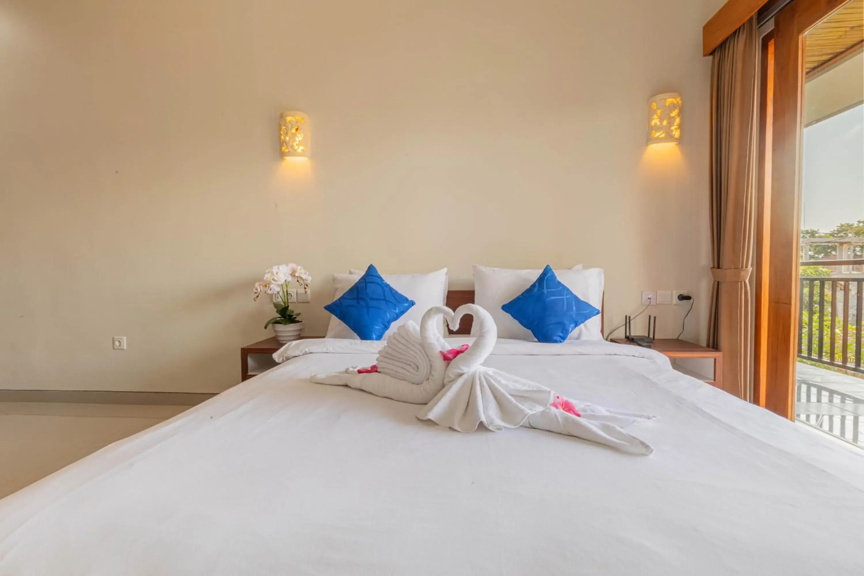 Bed in Candra Loka Studio & Apartment by The Loka Bed in Candra Loka Studio & Apartment by The Loka