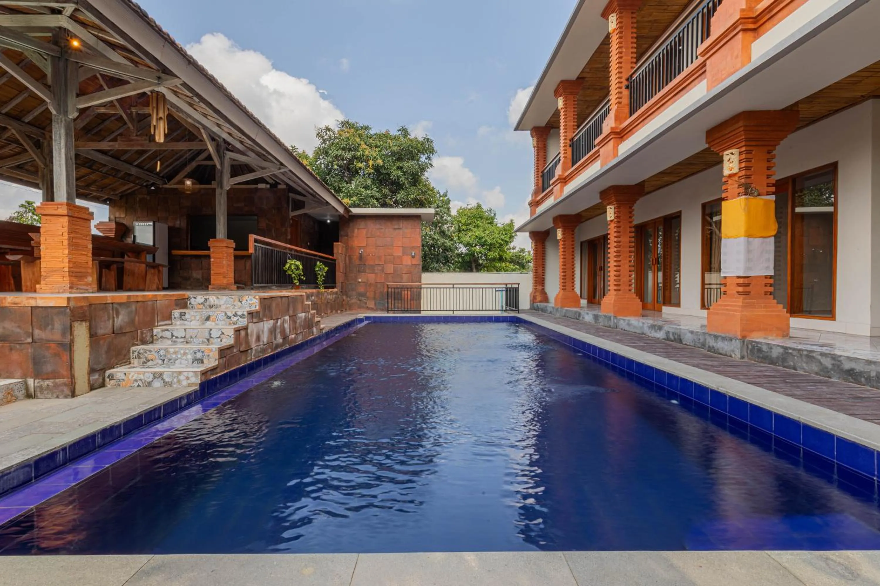 Pool view in Candra Loka Studio & Apartment by The Loka