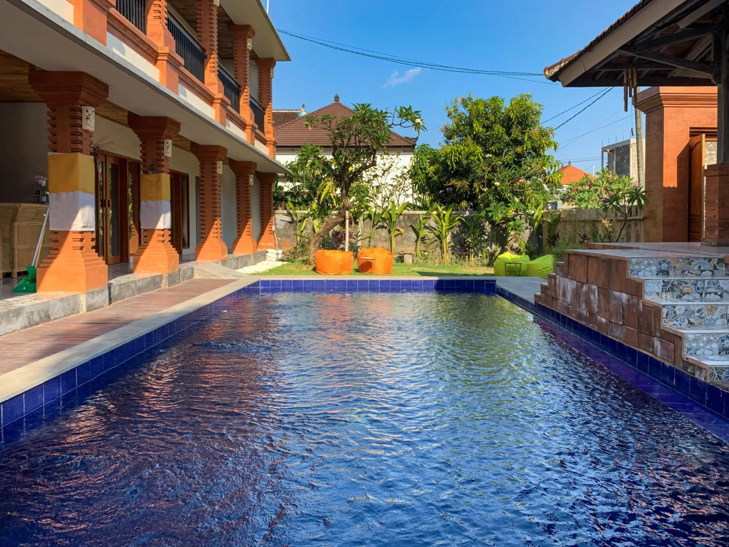 Pool view in Candra Loka Studio & Apartment by The Loka