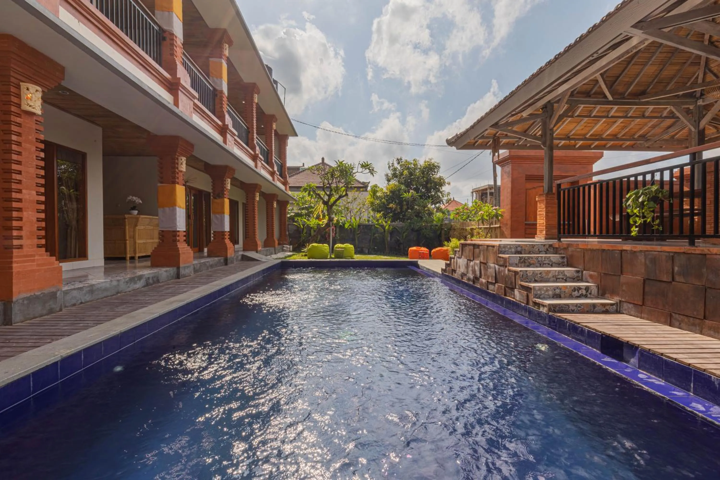 Pool view in Candra Loka Studio & Apartment by The Loka