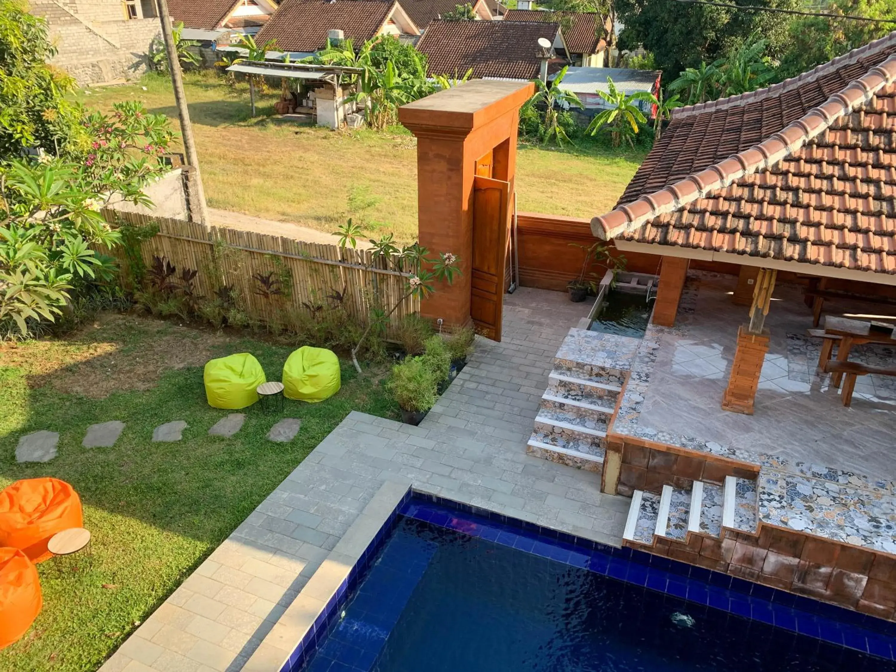 Pool view in Candra Loka Studio & Apartment by The Loka Pool view in Candra Loka Studio & Apartment by The Loka