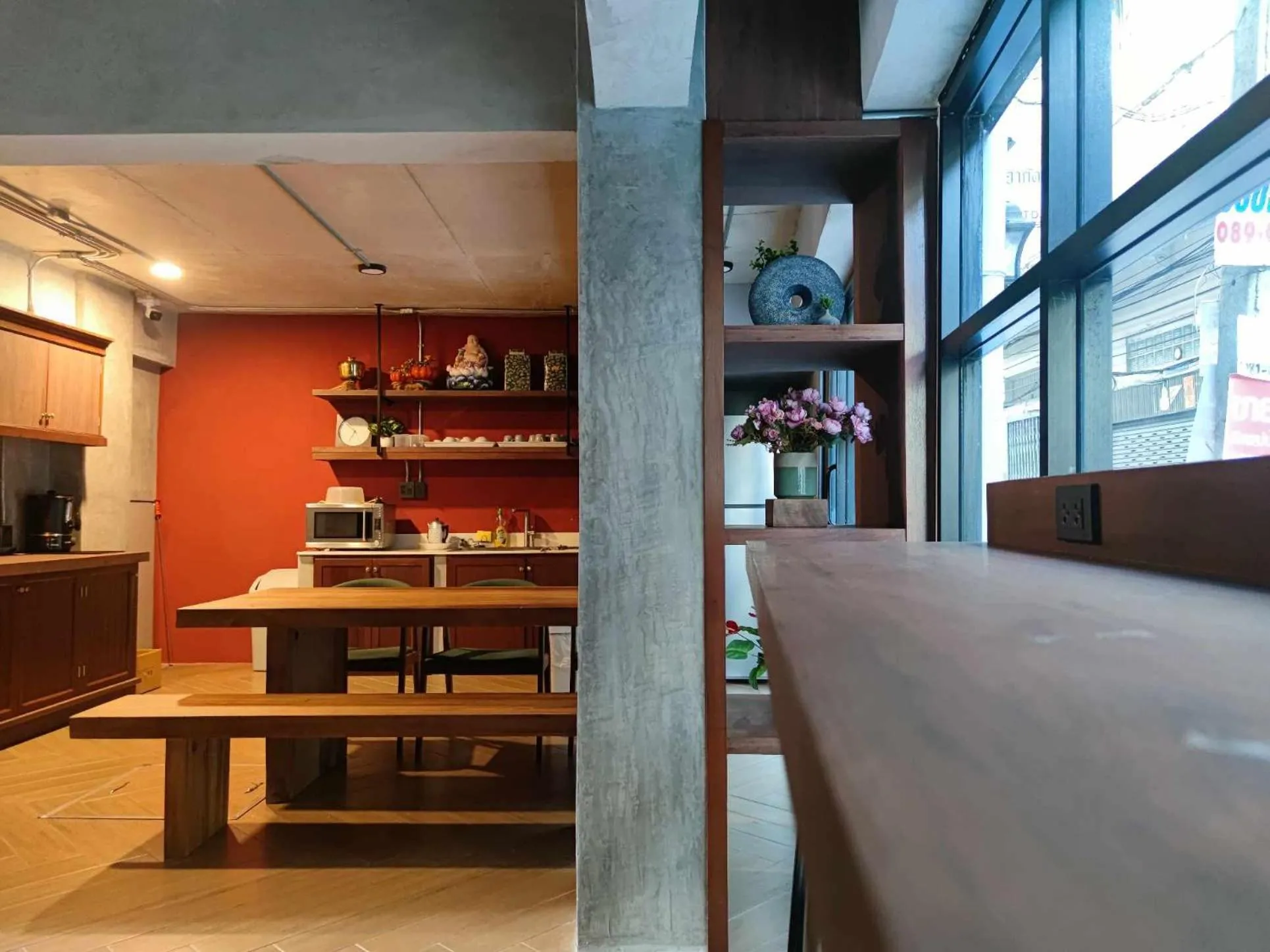 Living room in N5 Ratchawong Hostel