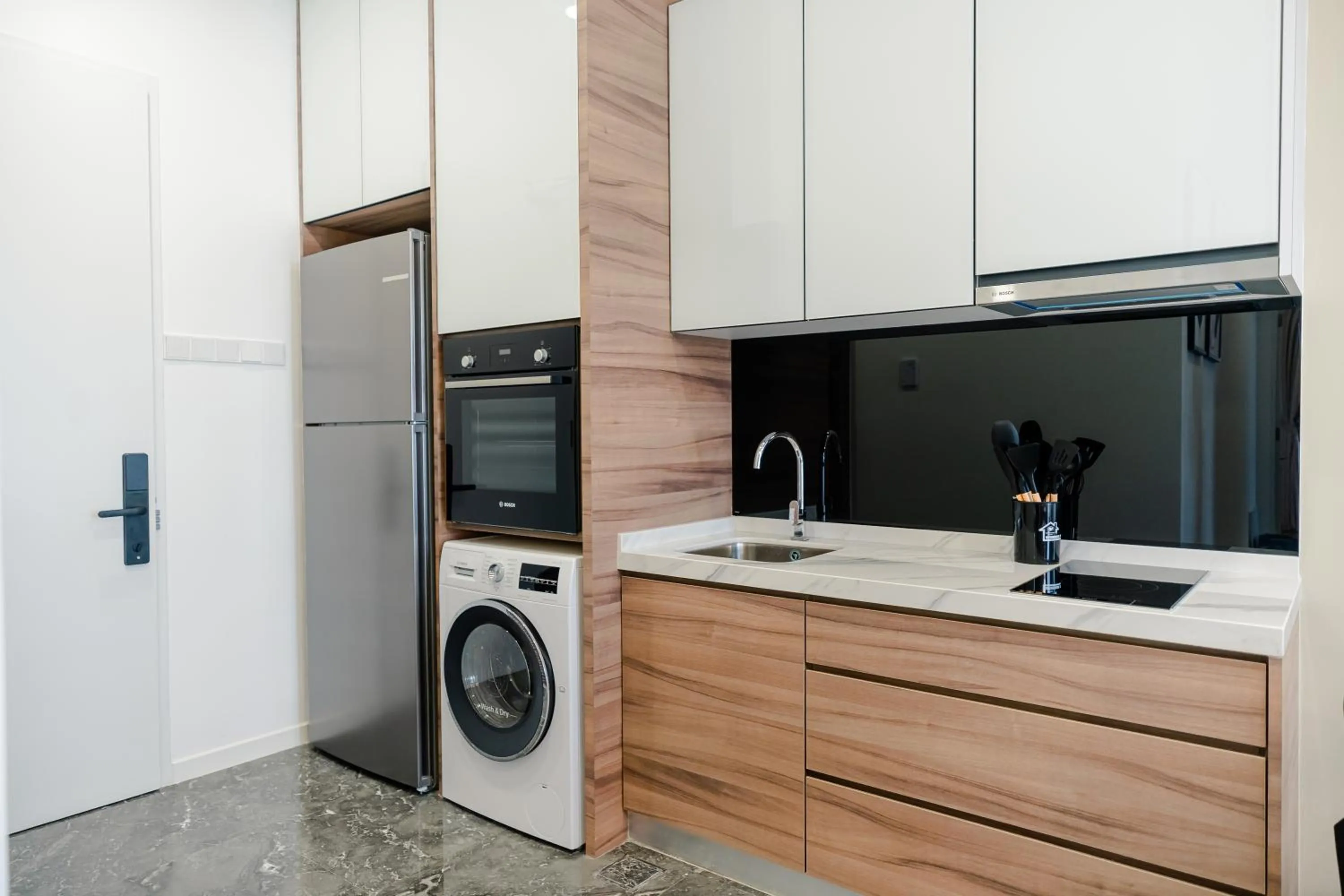 Kitchen or kitchenette in Royce KLCC Kuala Lumpur City Centre by Dormeo Destinations