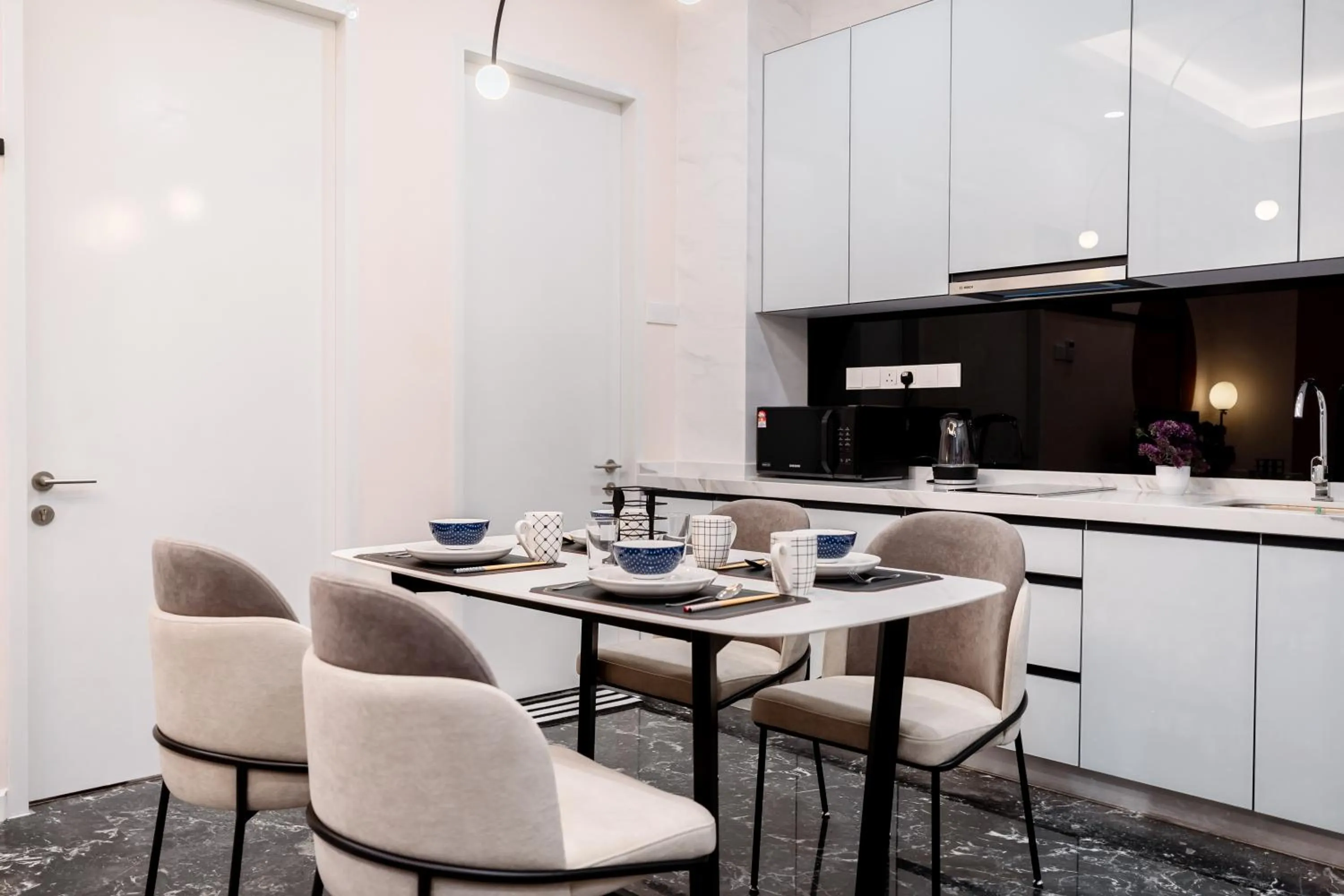 Kitchen or kitchenette in Royce KLCC Kuala Lumpur City Centre by Dormeo Destinations