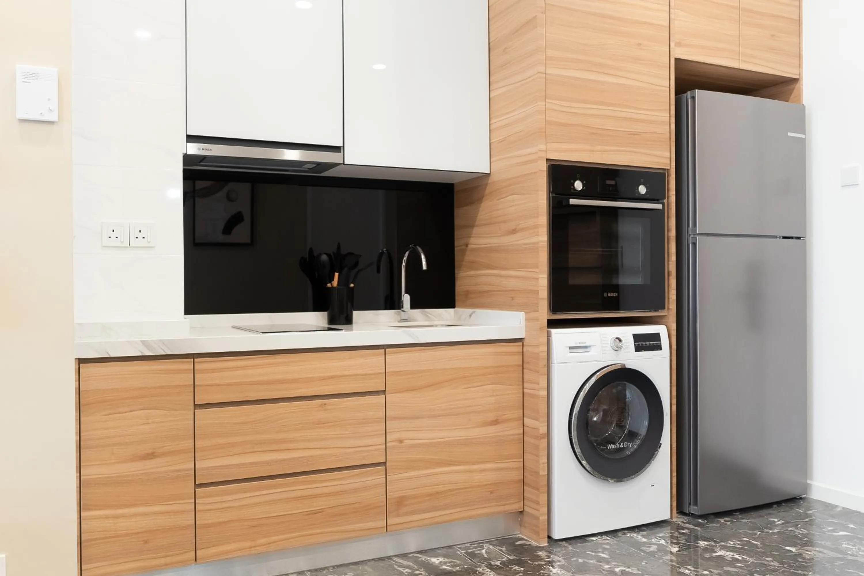 Kitchen or kitchenette in Royce KLCC Kuala Lumpur City Centre by Dormeo Destinations