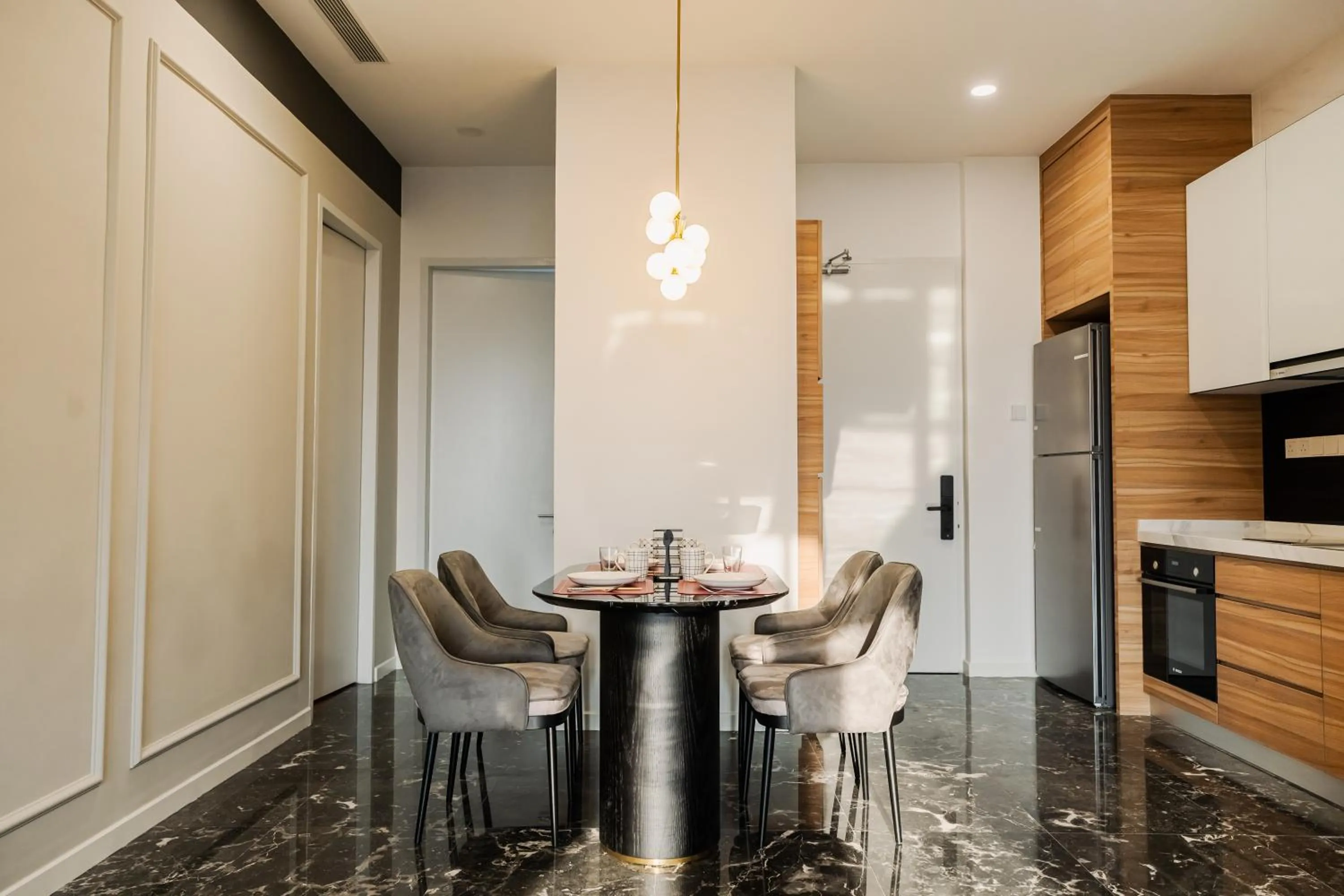 Kitchen or kitchenette in Royce KLCC Kuala Lumpur City Centre by Dormeo Destinations