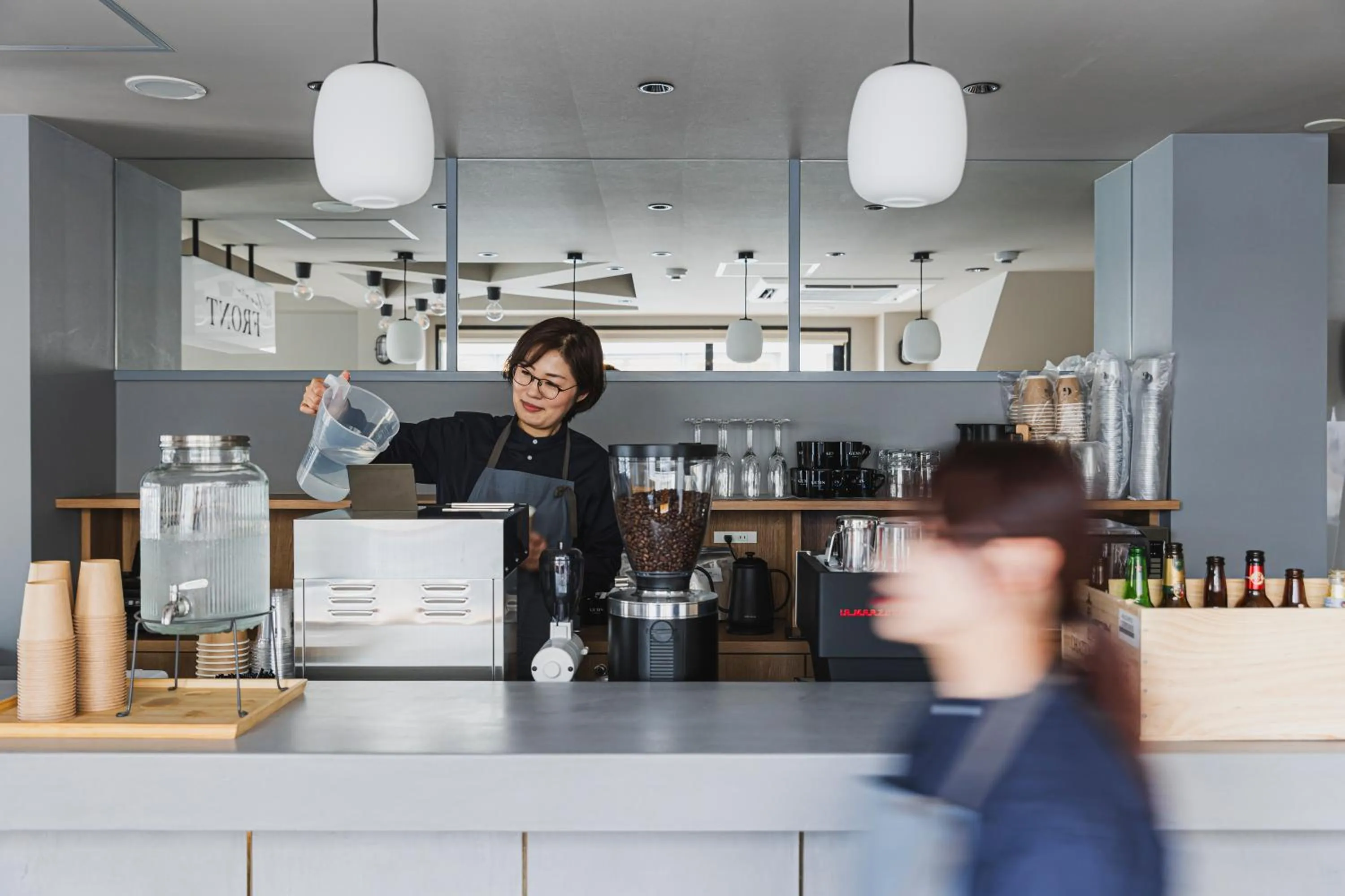 Lounge or bar in GEMS YUFUIN Hotel and Spa Cafe Bar